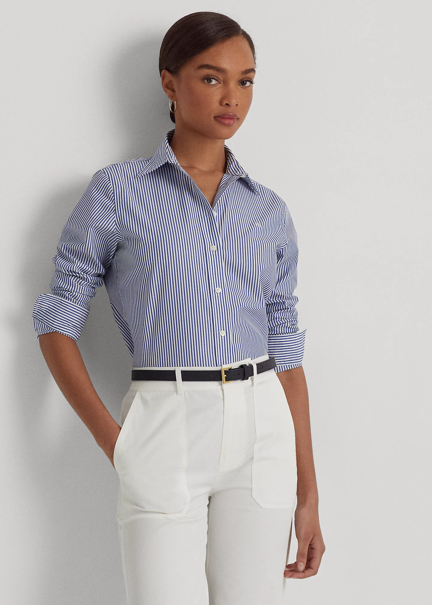 Striped Easy Care Cotton Shirt