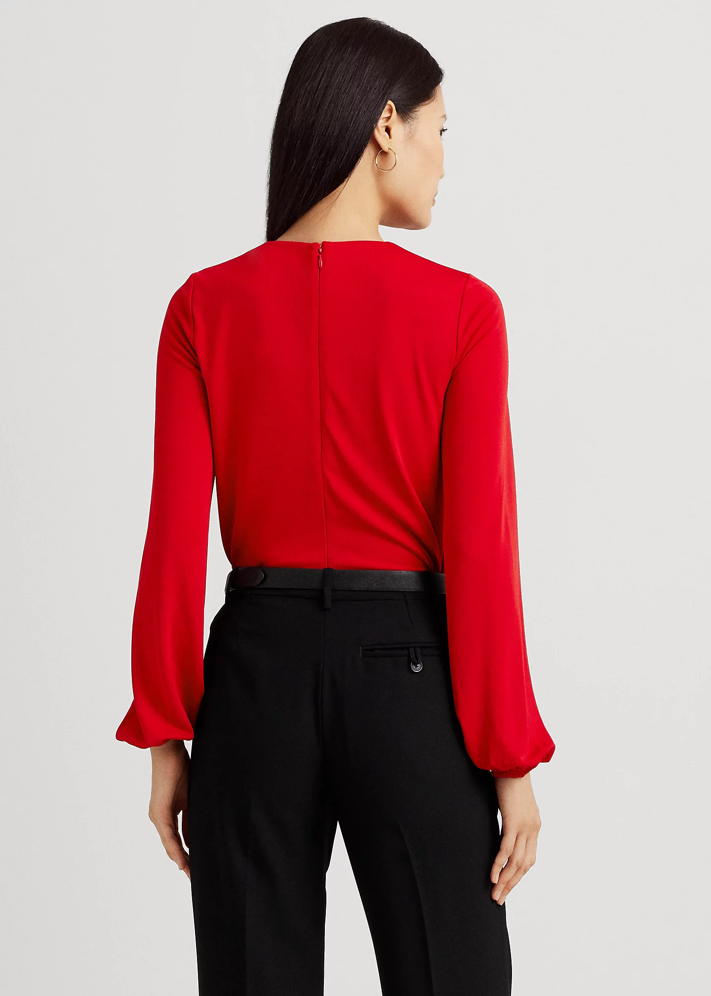 Logo-Trim Stretch Jersey Top