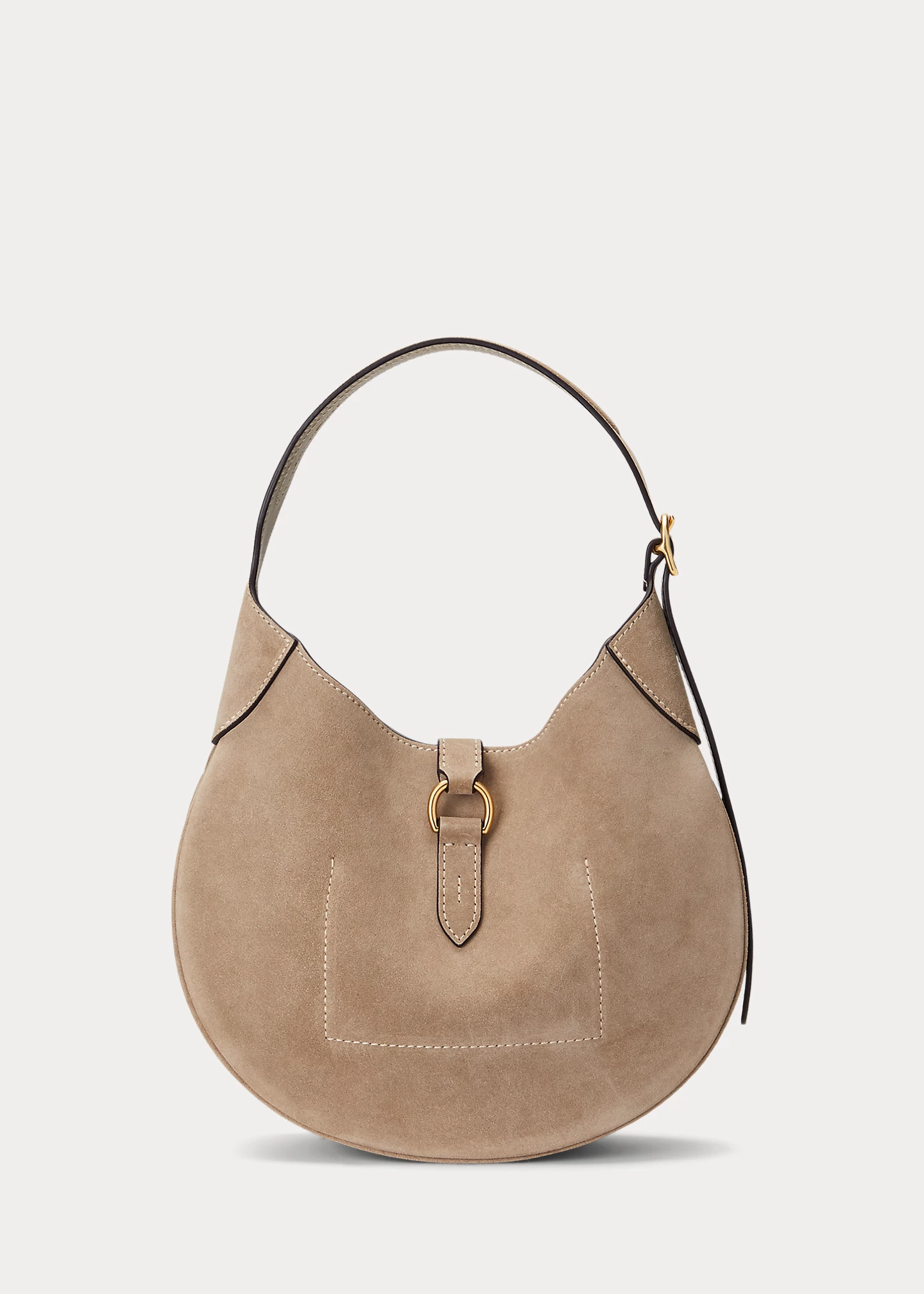 Polo ID Suede Small Shoulder Bag