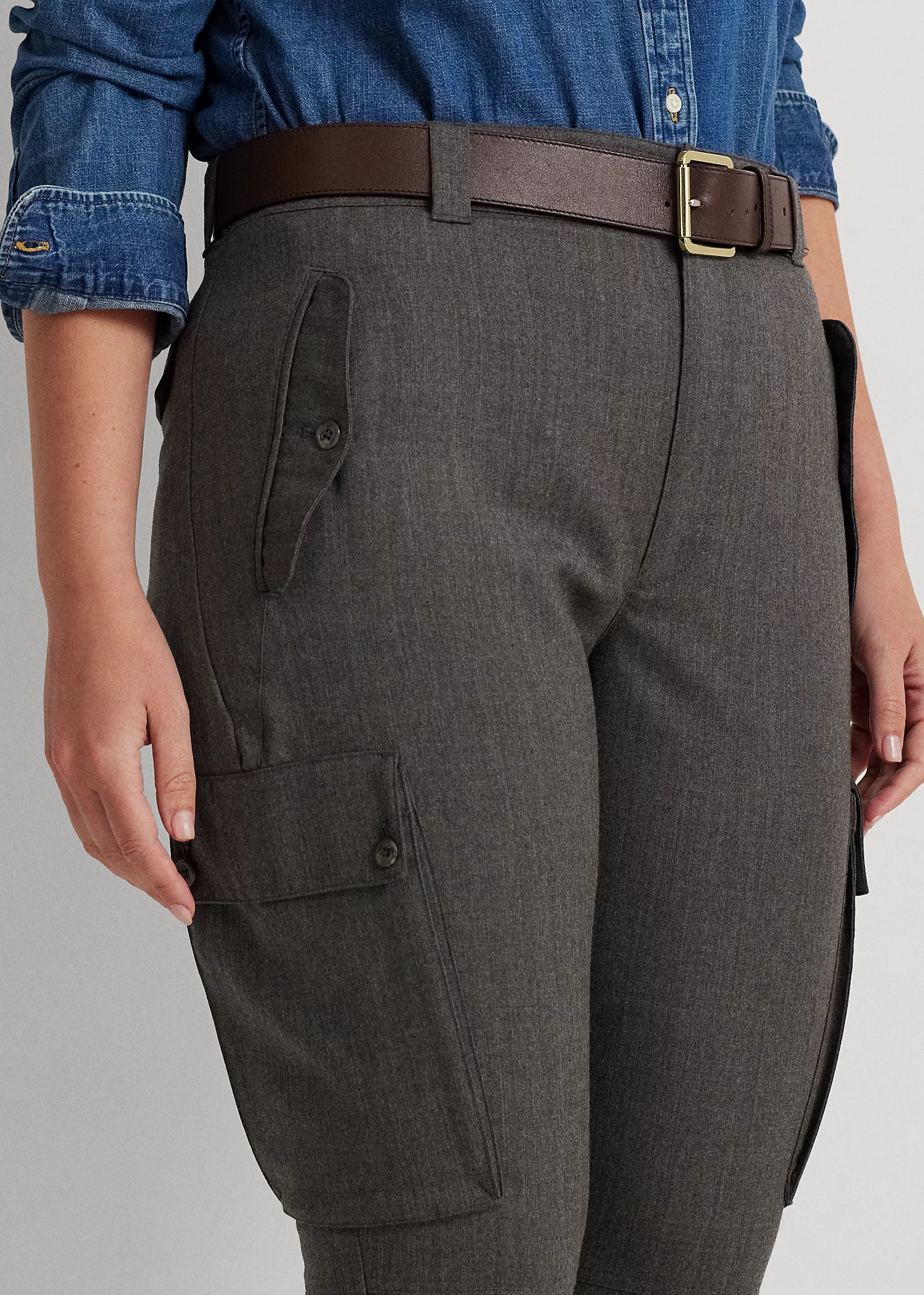 Wool Twill Cargo Pant