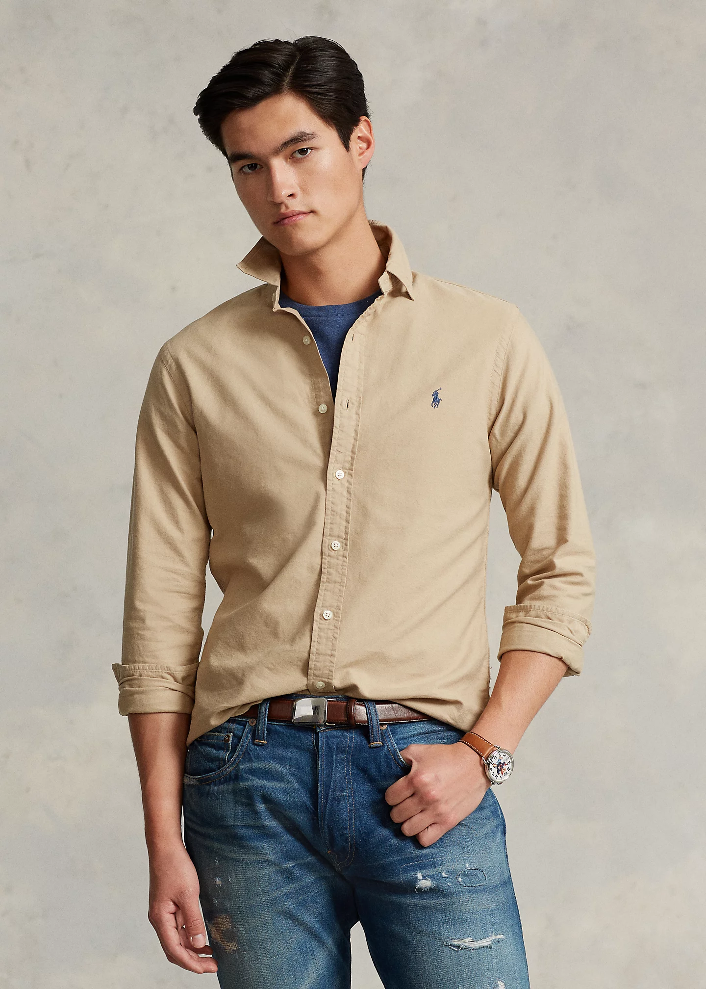 Garment-Dyed Oxford Shirt - All Fits