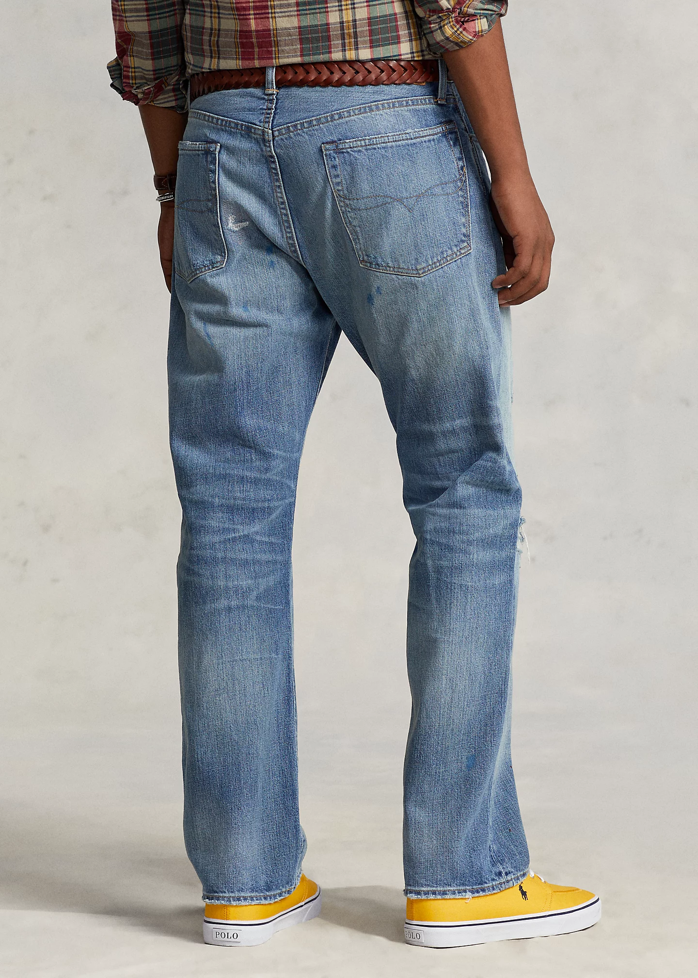 Classic Fit Distressed Jean