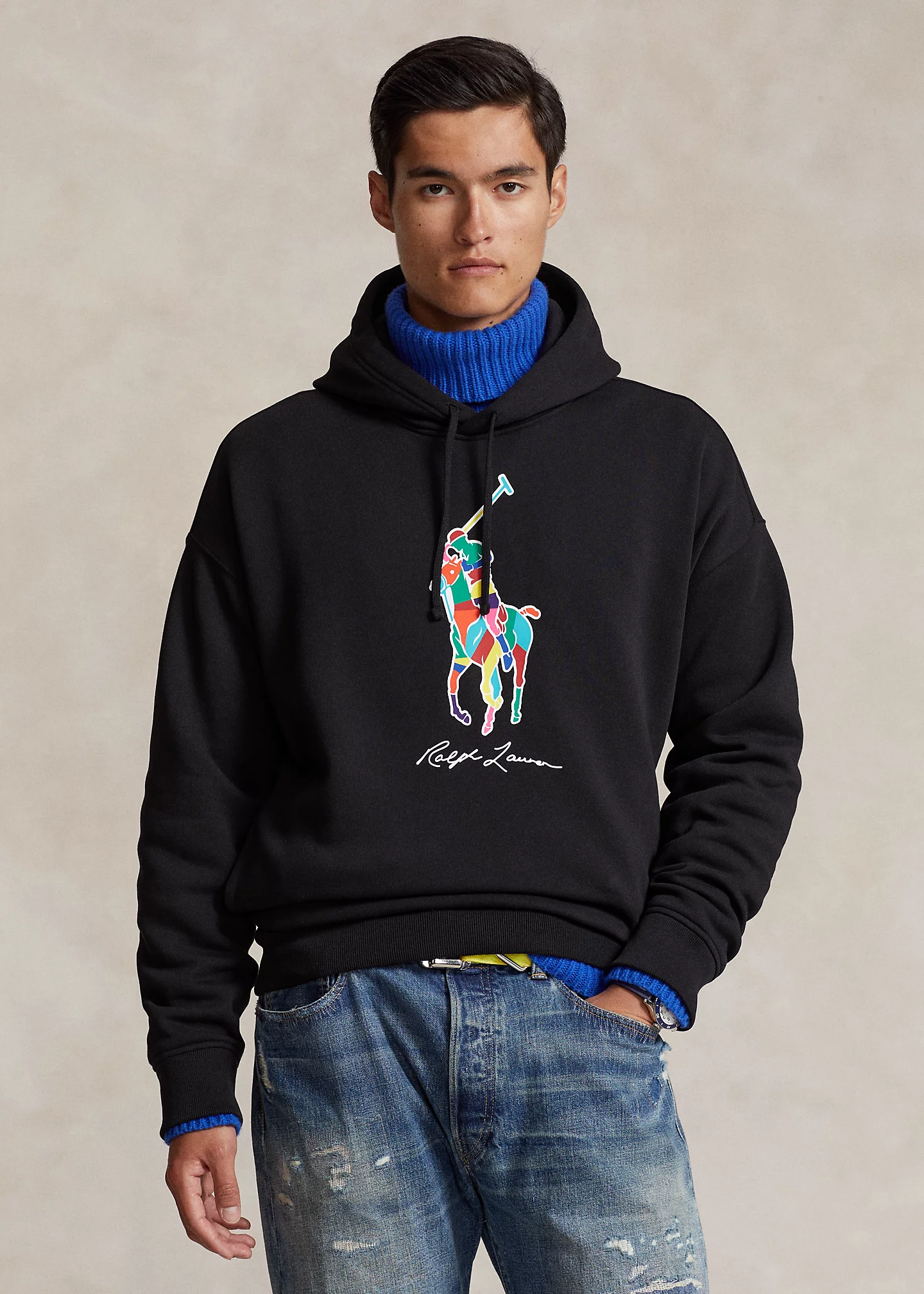 Big Fit Big Pony Fleece Hoodie