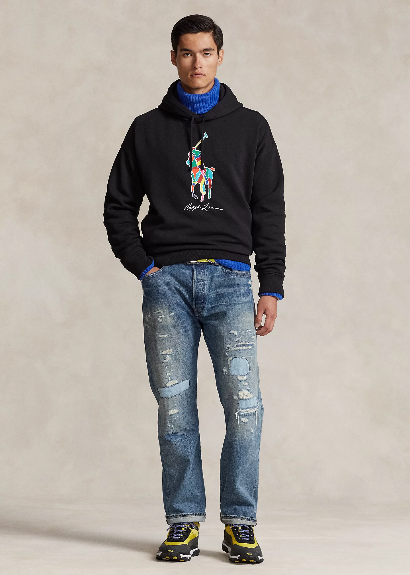 Big Fit Big Pony Fleece Hoodie