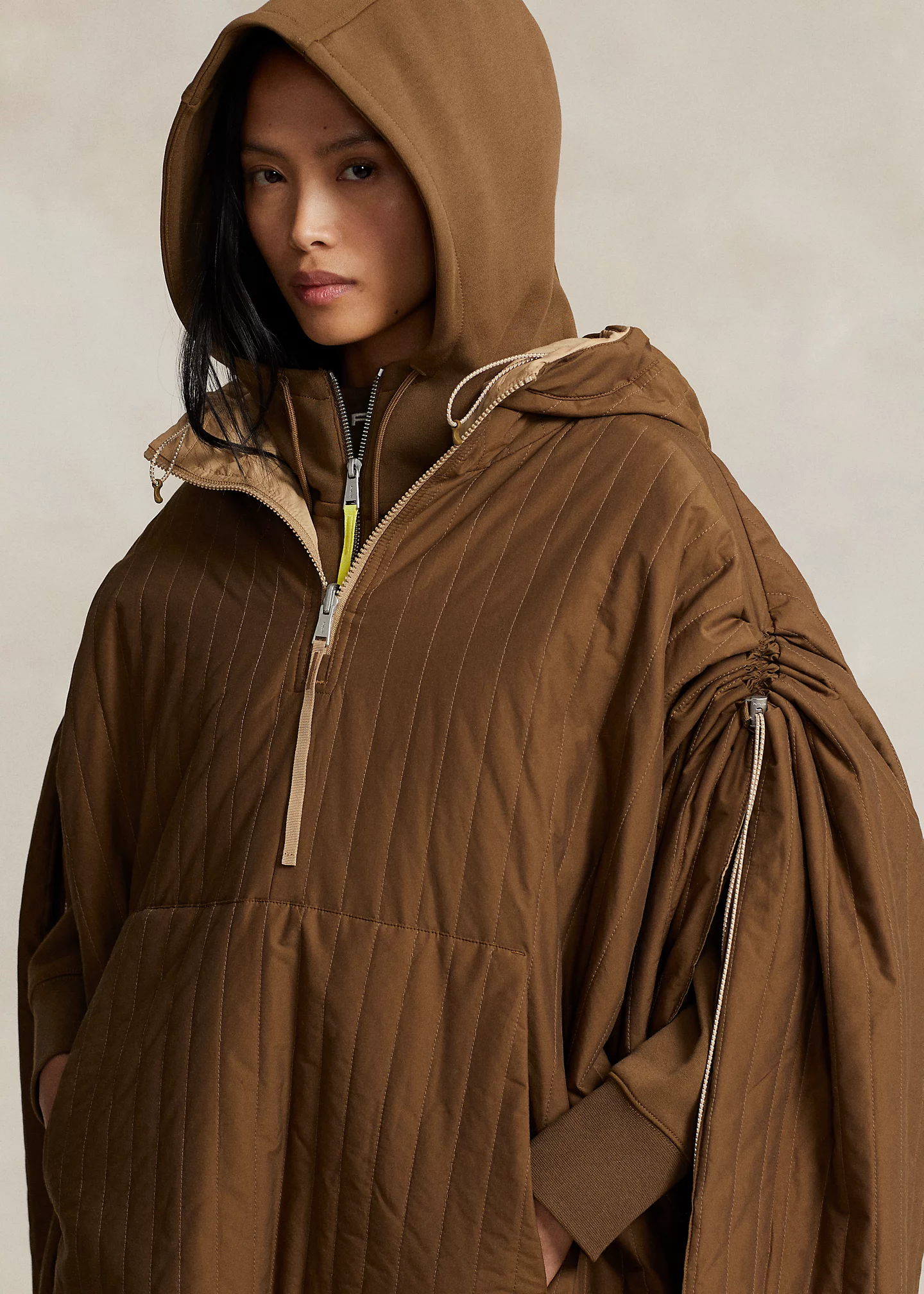 Oversize Water-Resistant Two-Side Poncho