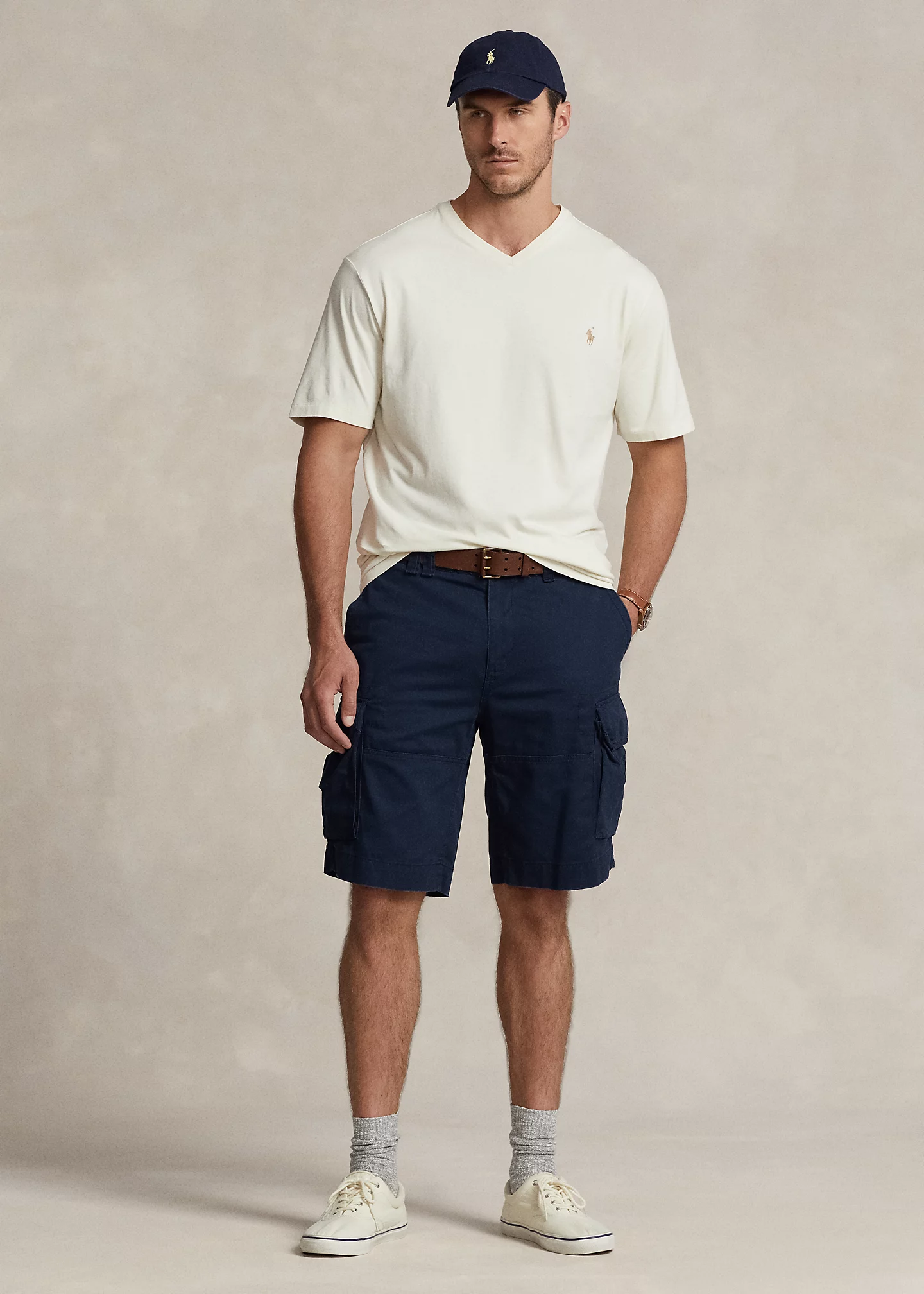 Jersey V-Neck T-Shirt