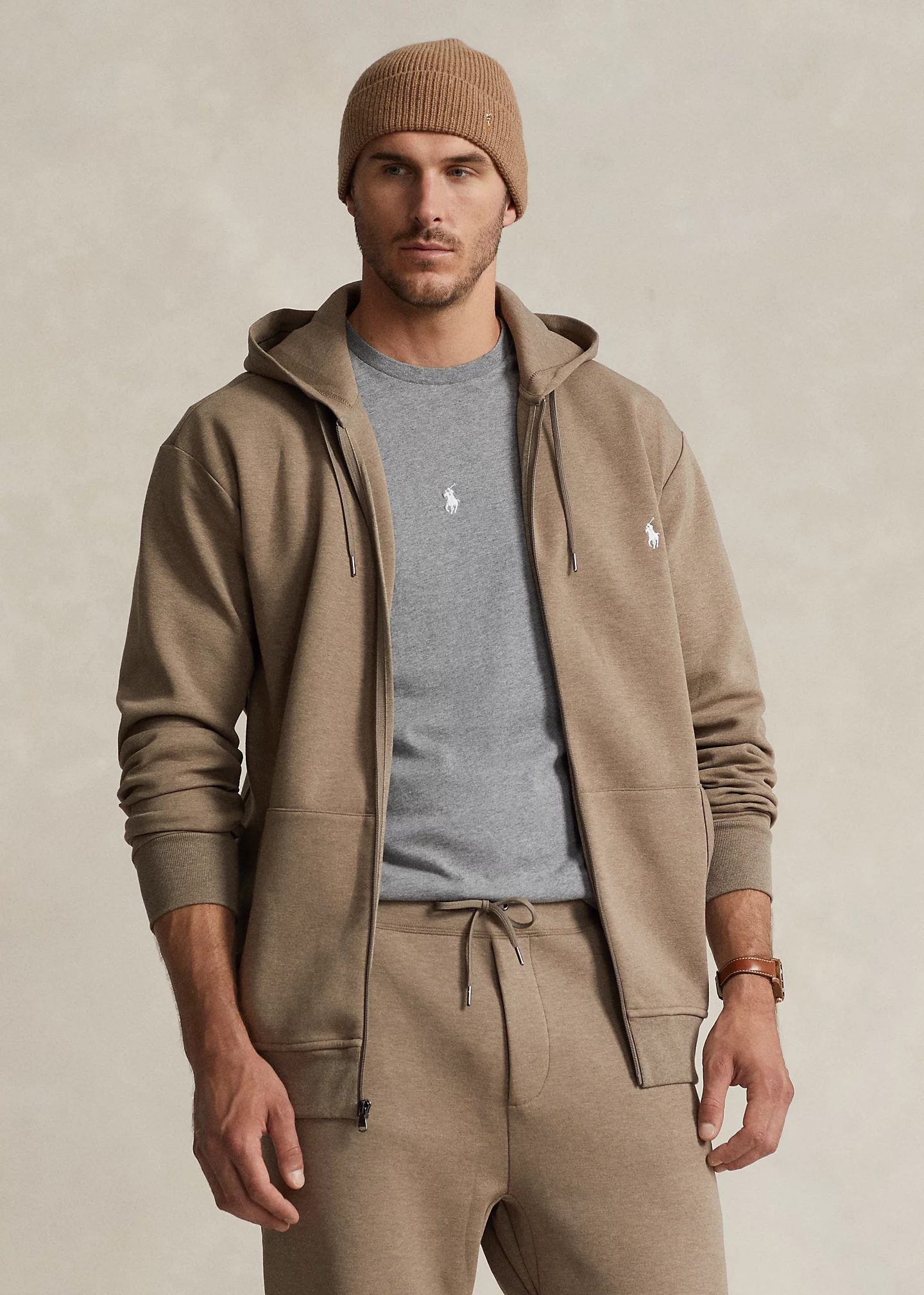 Double-Knit Full-Zip Hoodie