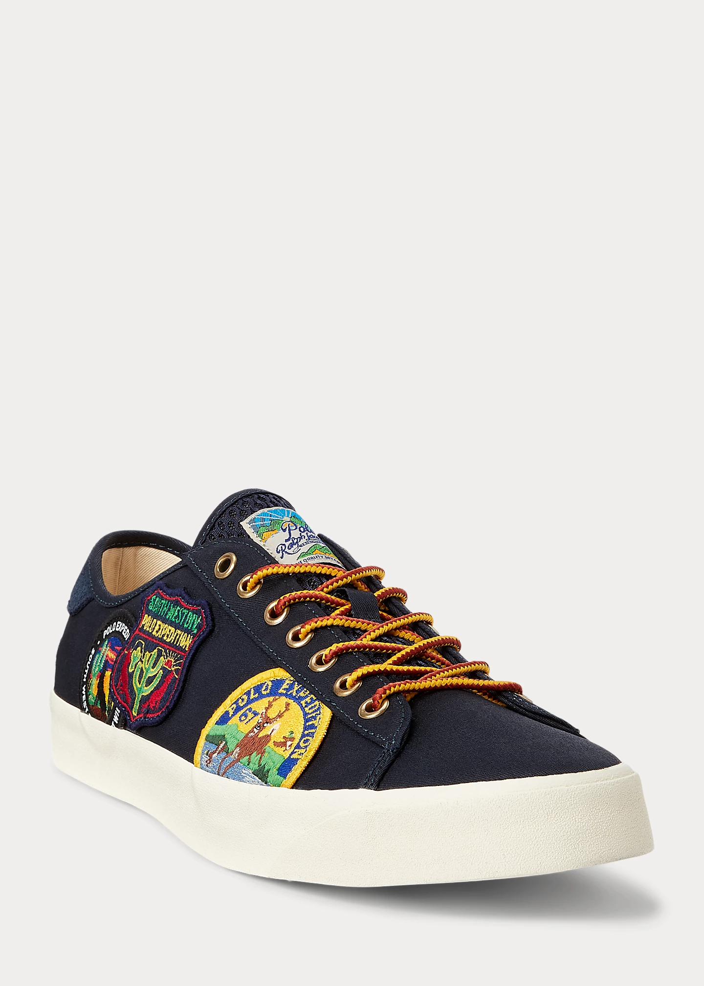 Nelson Logo-Patch Twill Sneaker