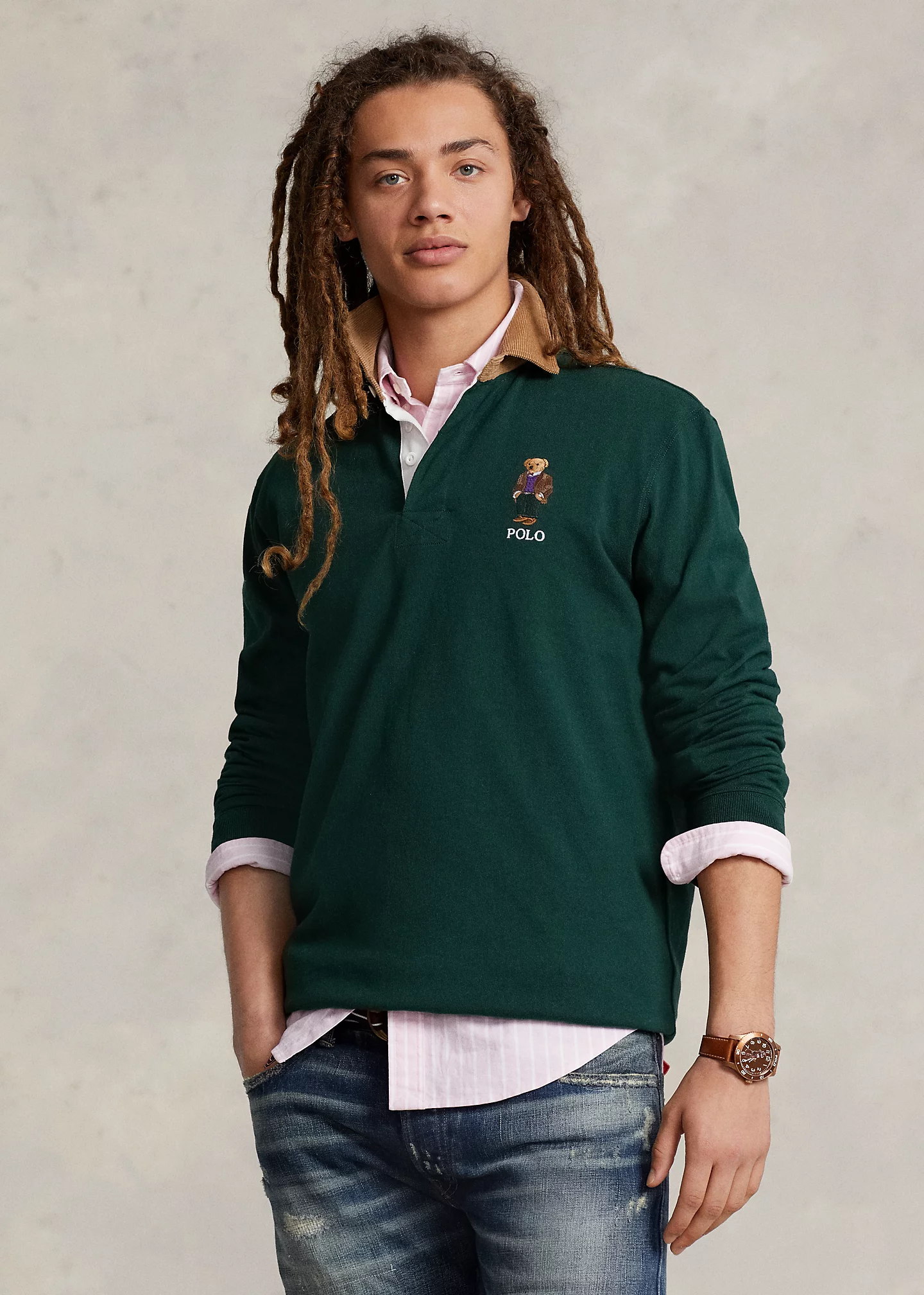 Classic Fit Polo Bear Rugby Shirt