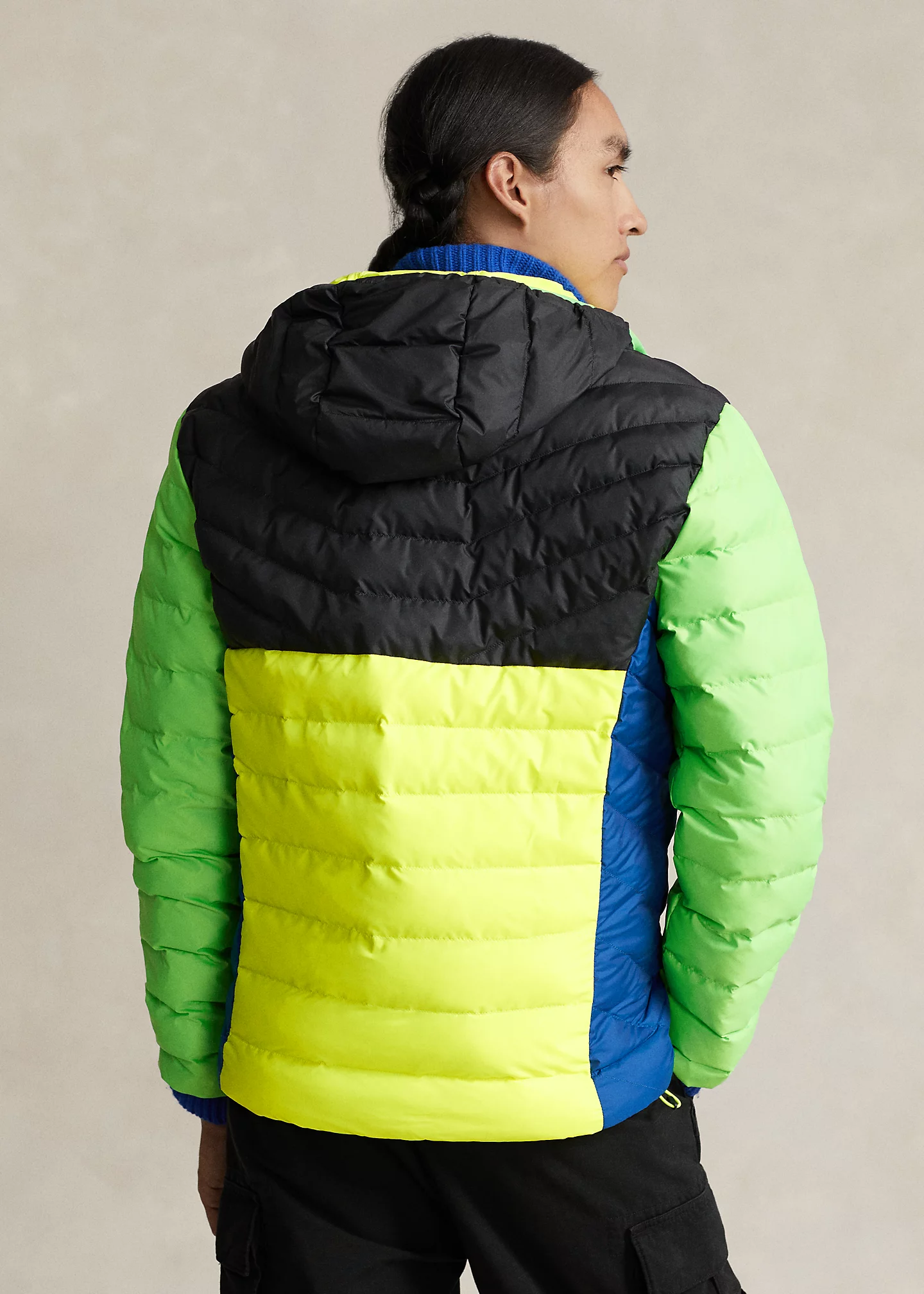 Neon Packable Water-Repellent Jacket