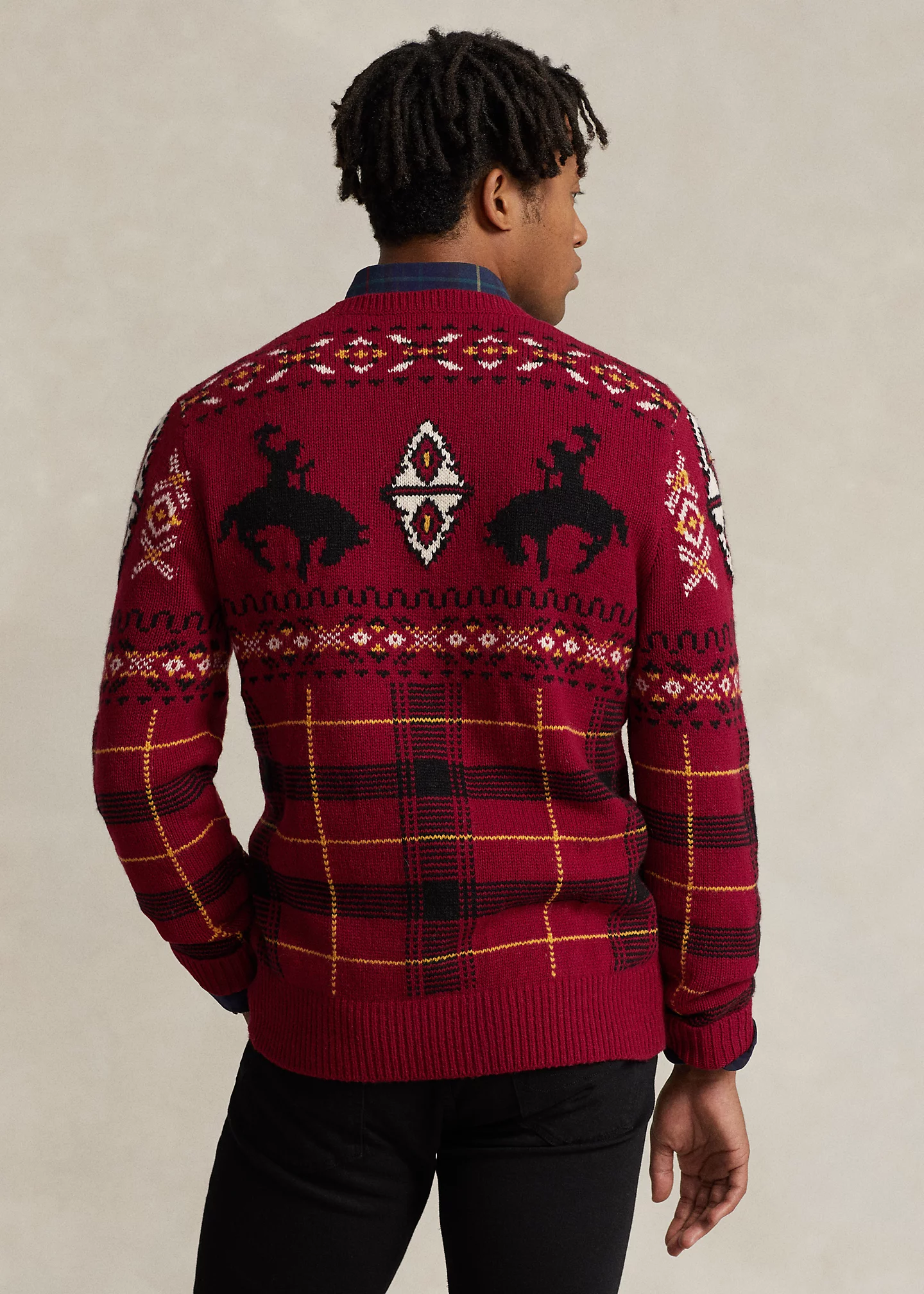 Western-Inspired Fair Isle Sweater