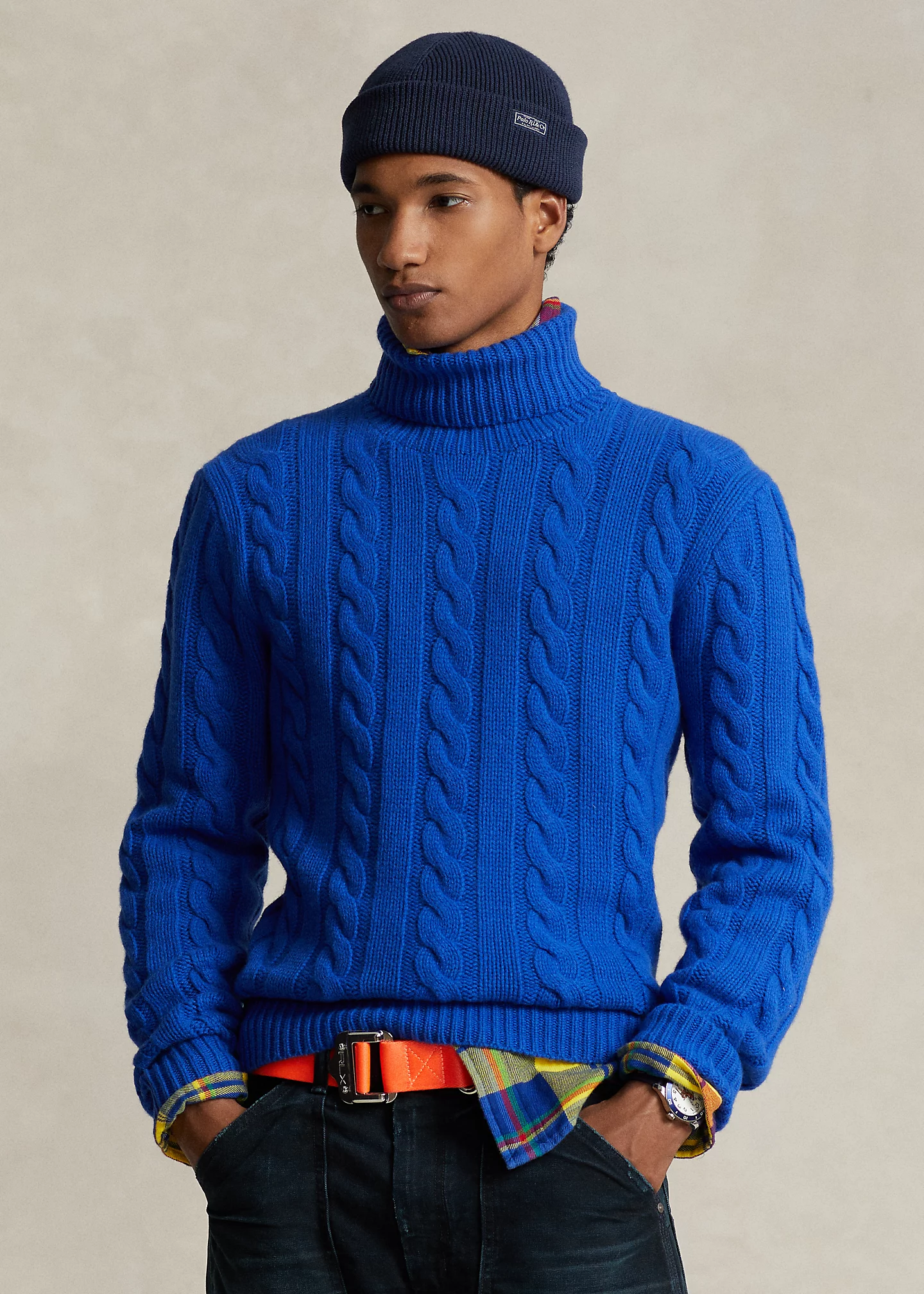 Cable-Knit Wool-Cashmere Sweater