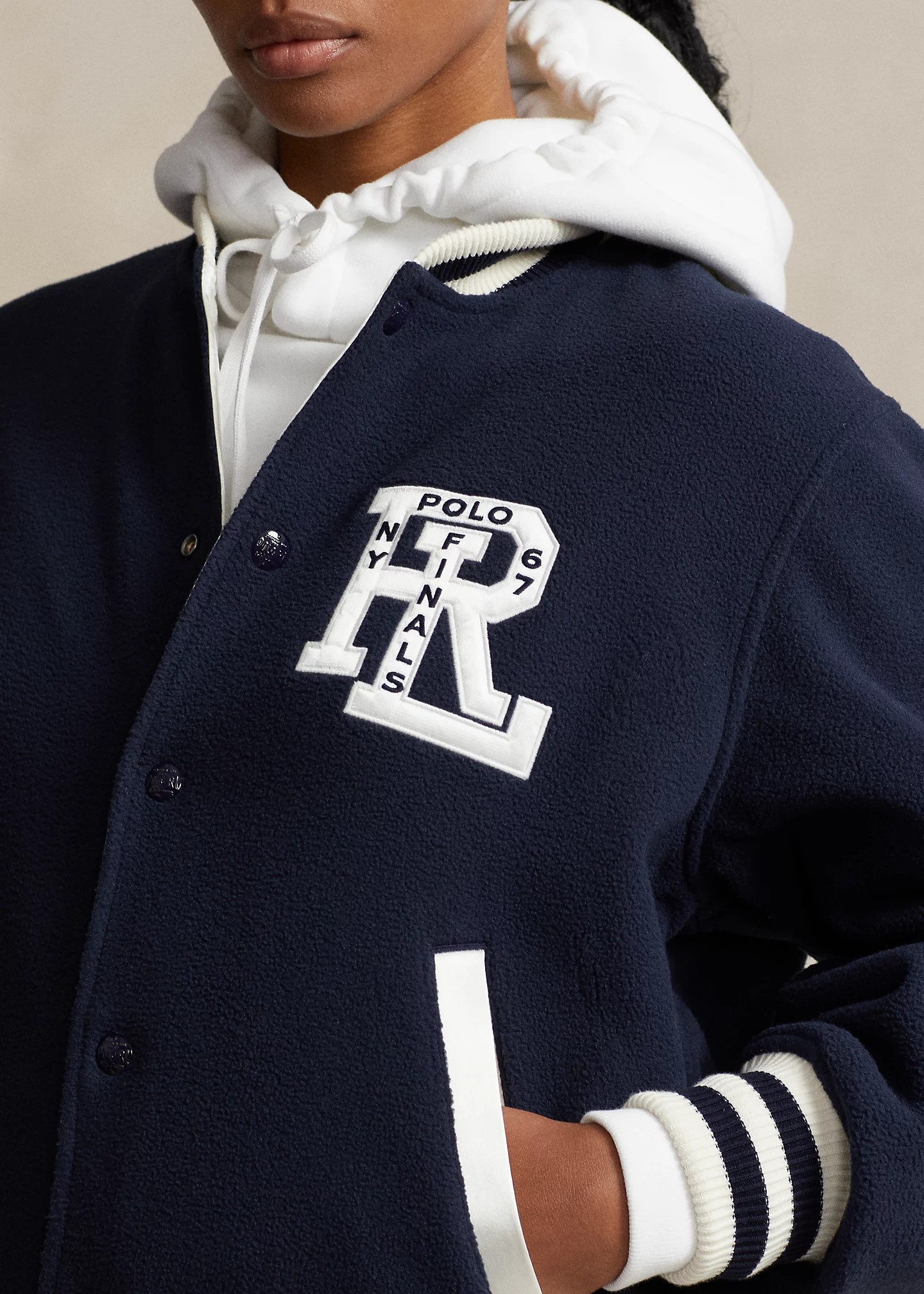 RL-Logo Reversible Bomber Jacket