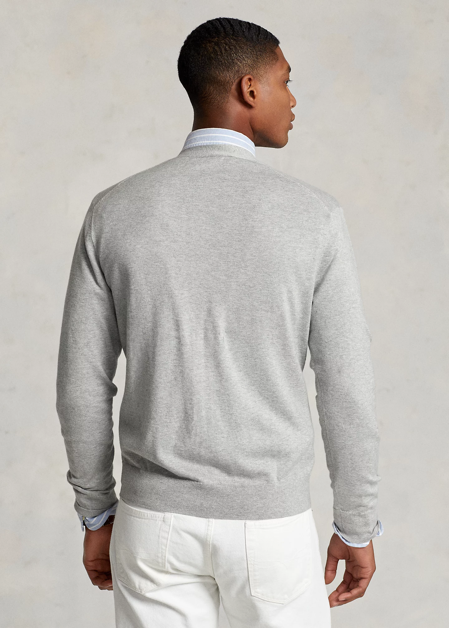 Cotton V-Neck Cardigan