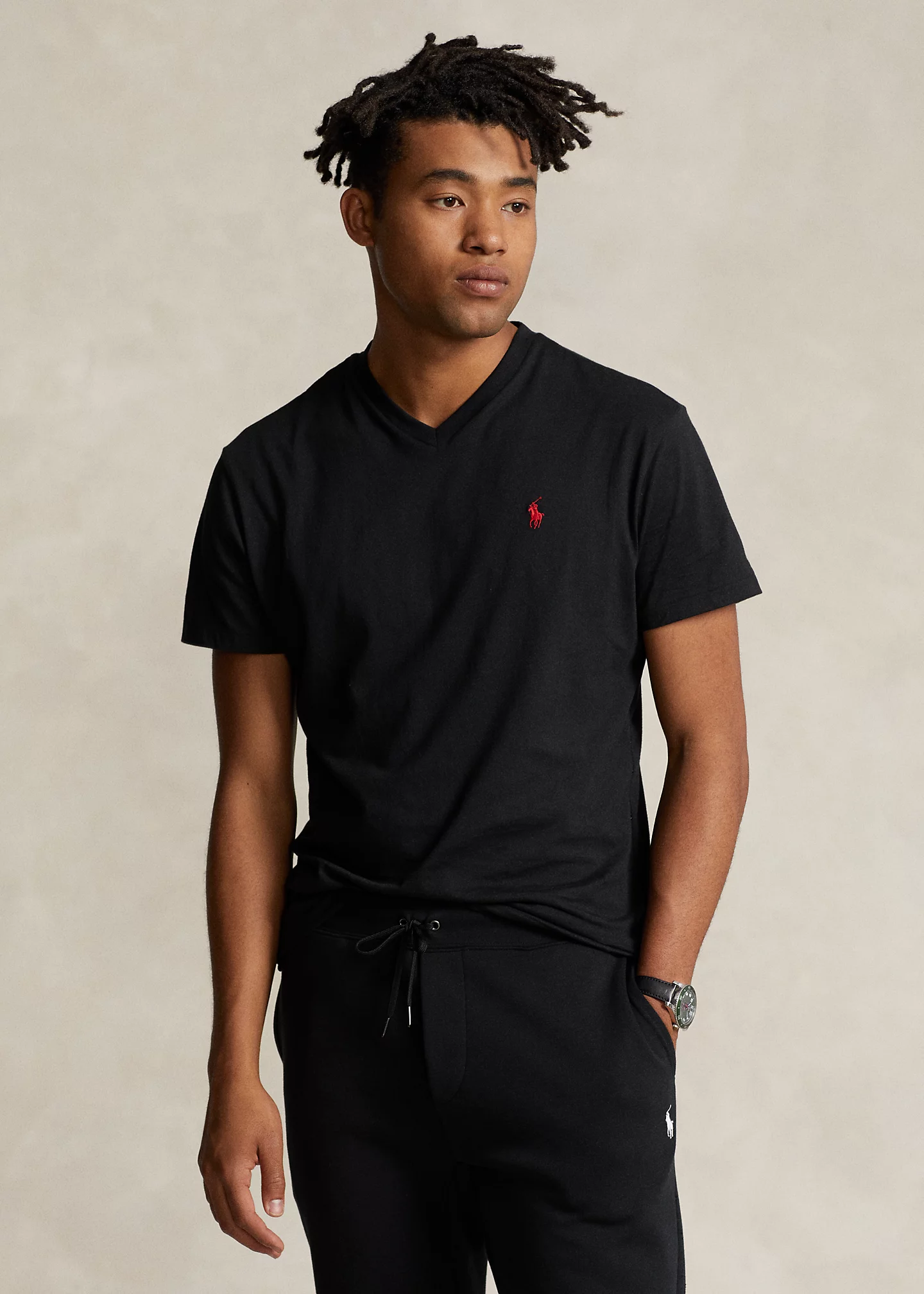 Classic Fit Jersey V-Neck T-Shirt