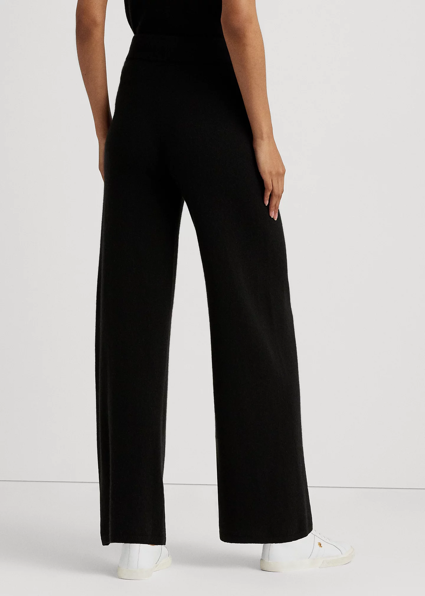 Washable Cashmere Wide-Leg Pant