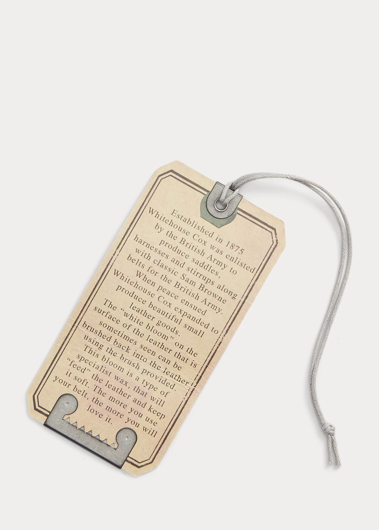 Bridle Leather & Woven Cotton Belt