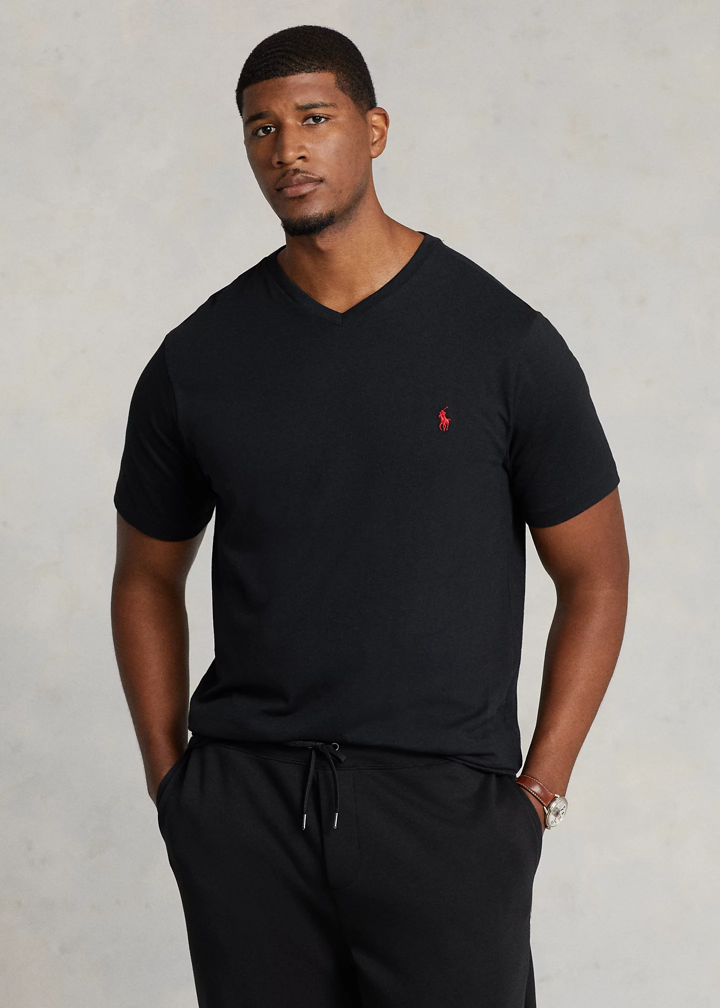 Jersey V-Neck T-Shirt