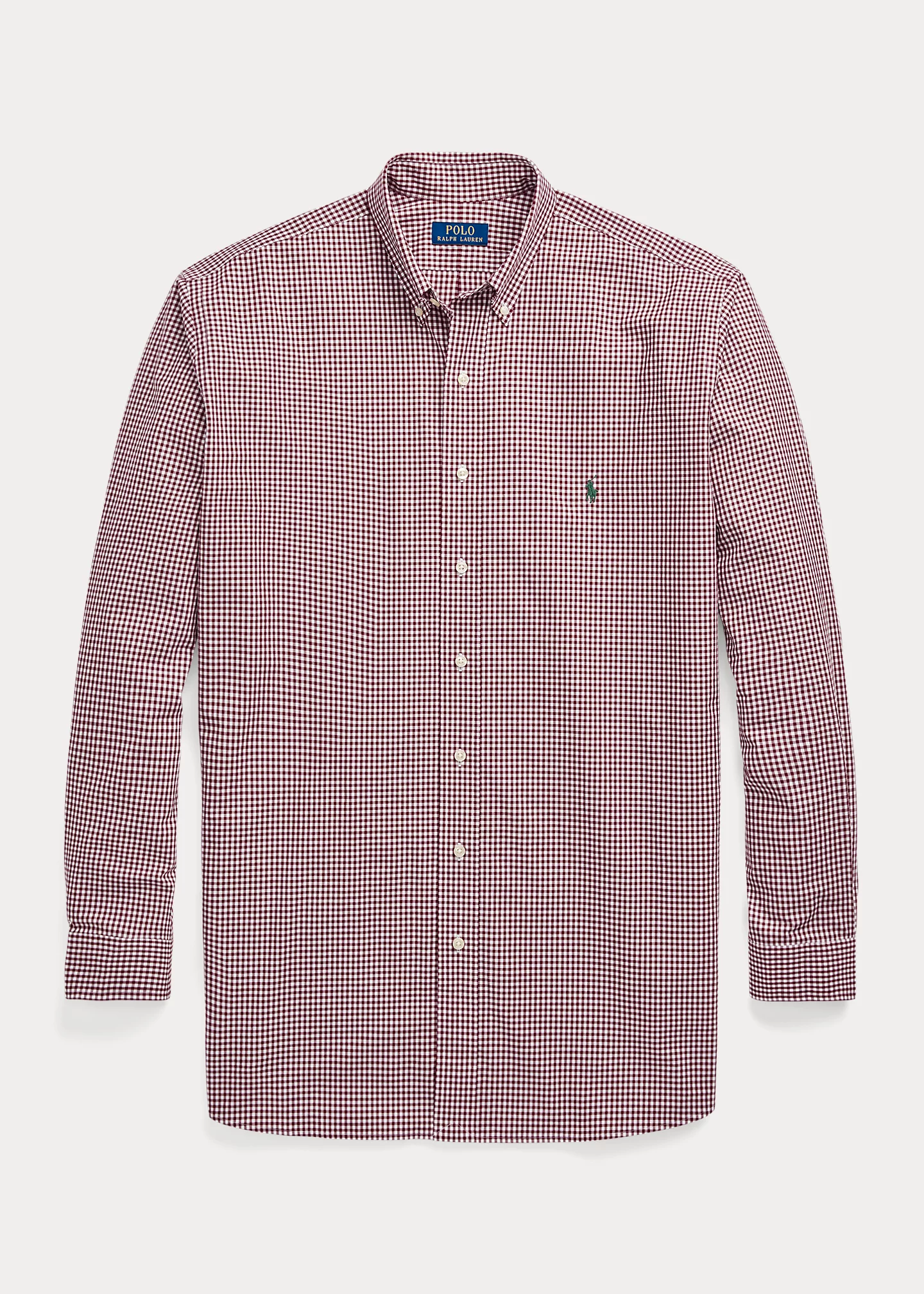 Plaid Stretch Poplin Shirt