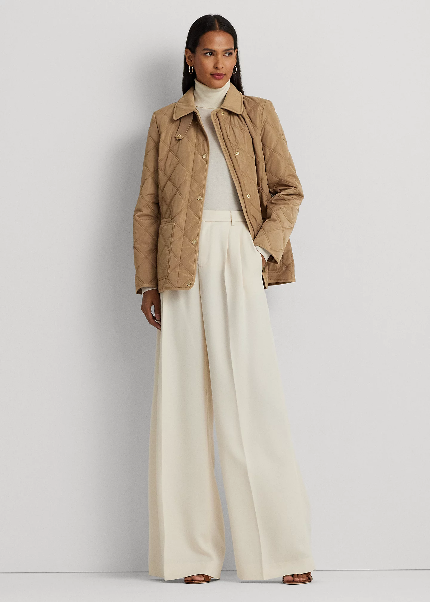 Diamond-Quilted Jacket