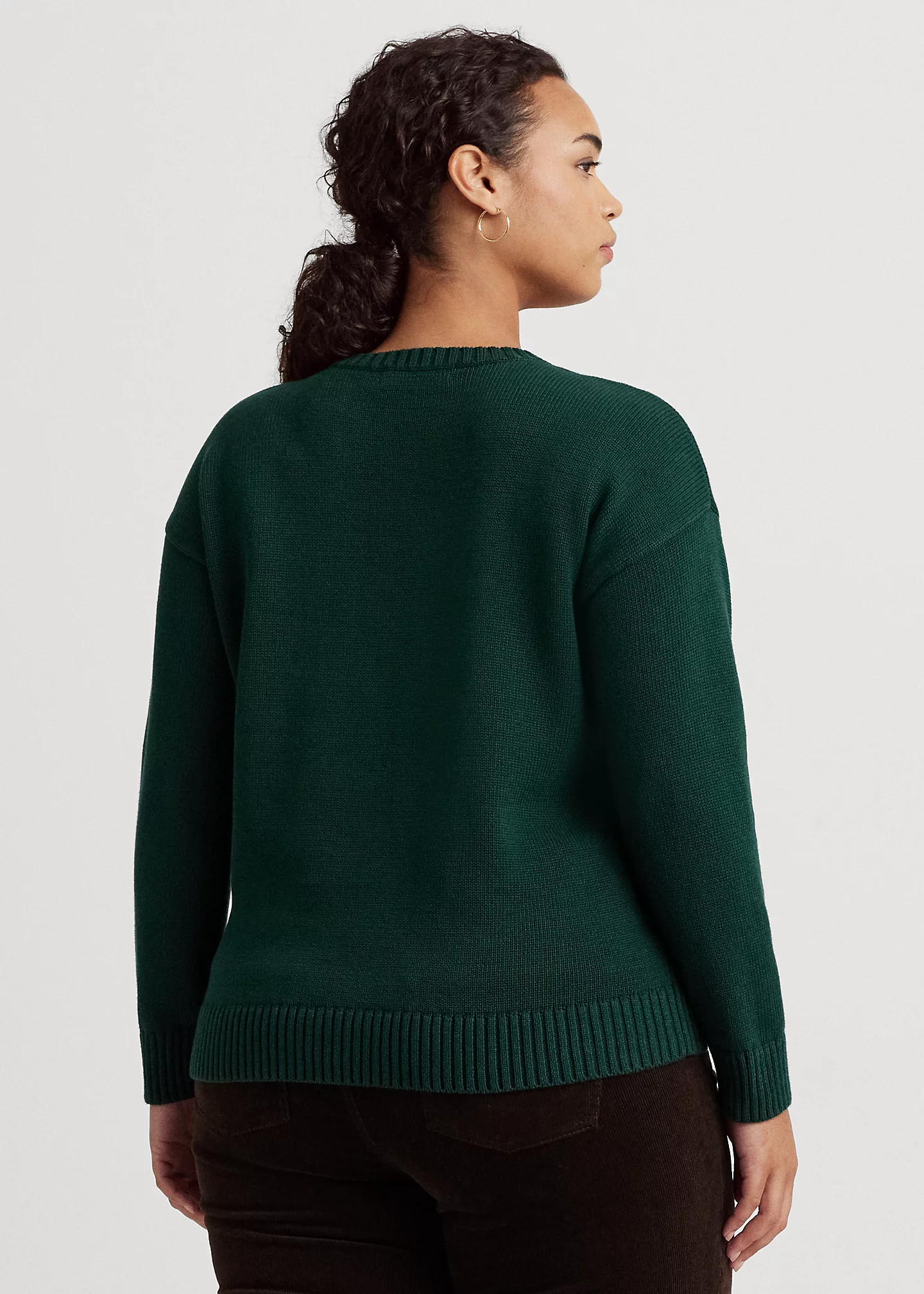 Intarsia-Knit Cotton-Blend Sweater