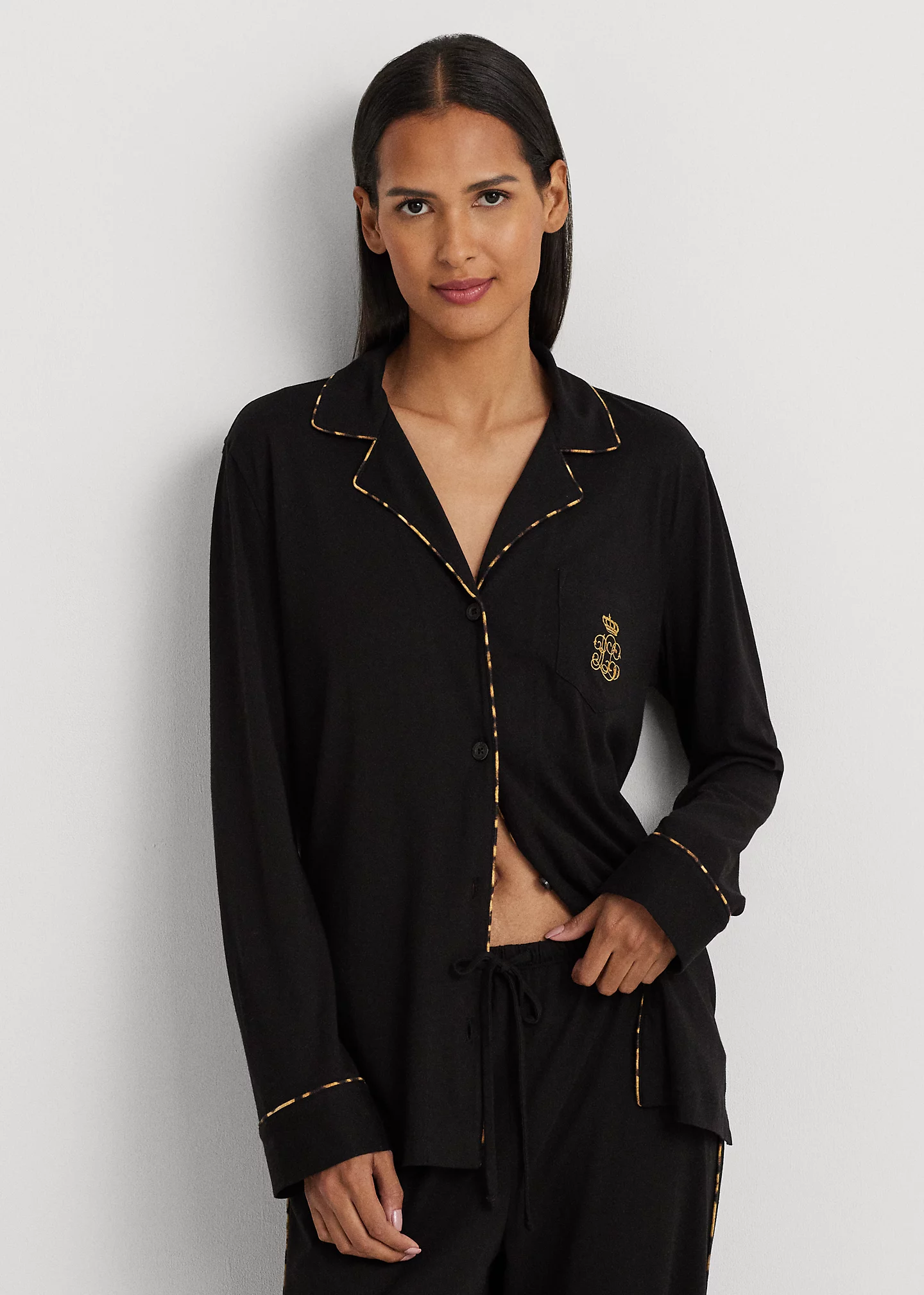 Cotton-Blend Jersey Sleep Set