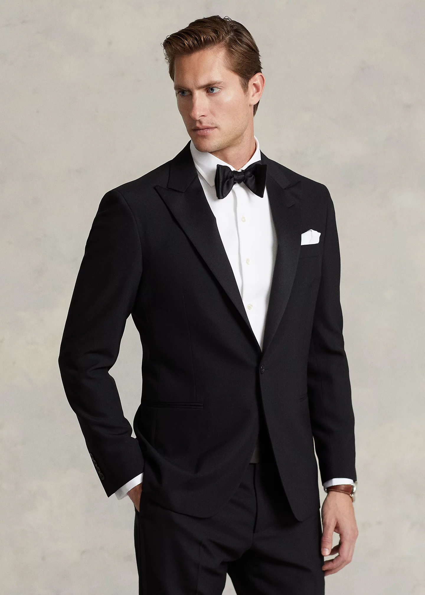 Polo Wool Barathea Peak Tuxedo