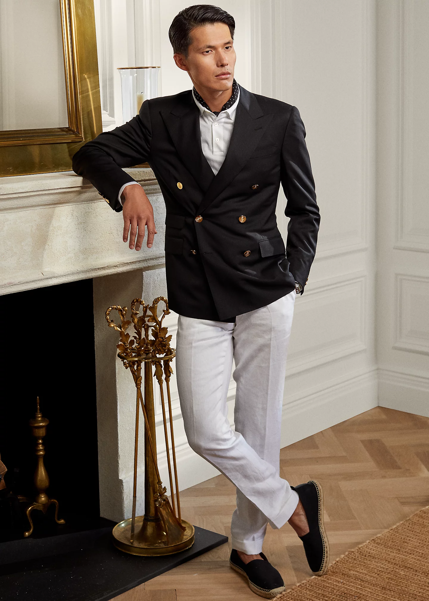 Gregory Hand-Tailored Peak-Lapel Blazer