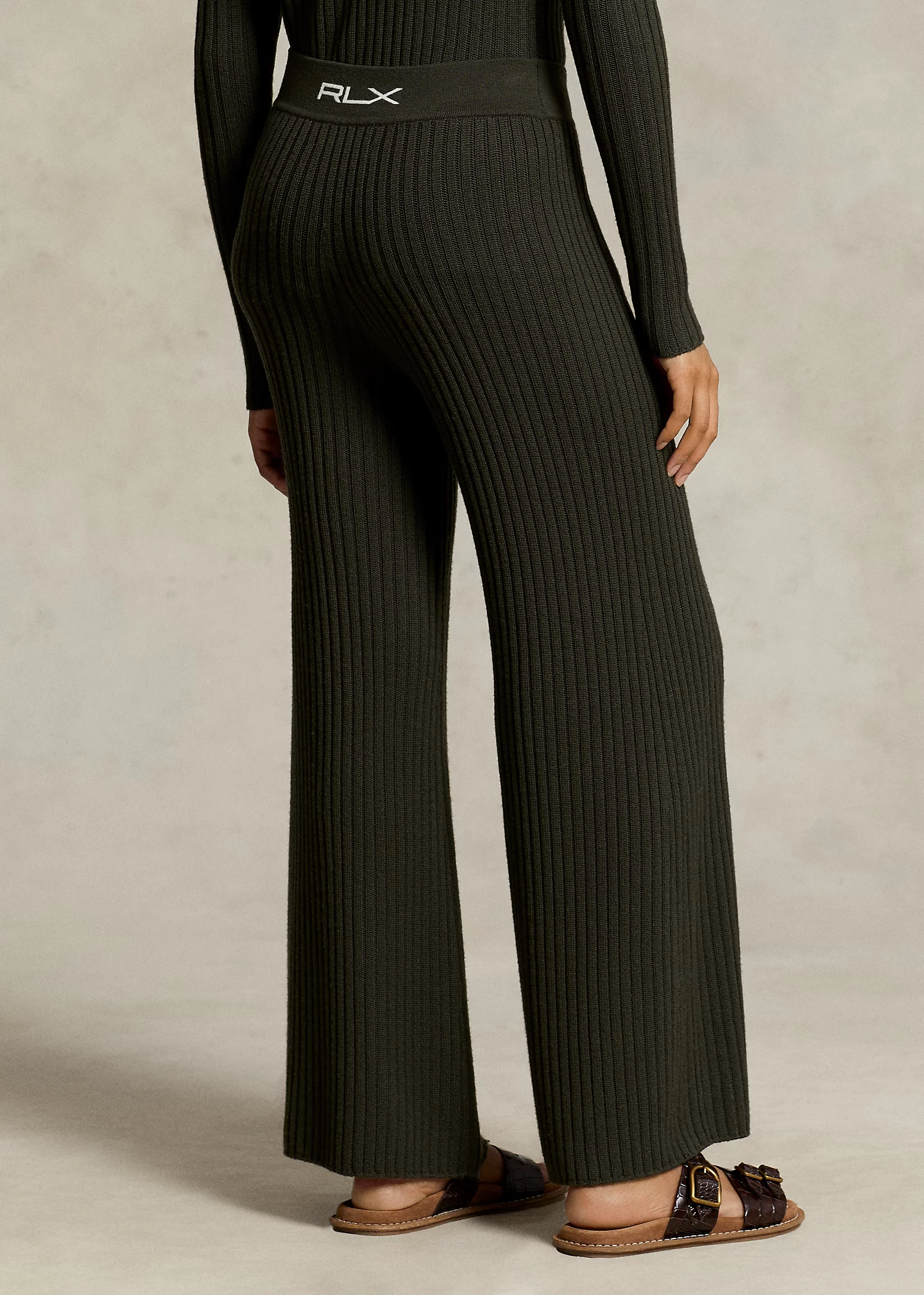 Merino Wool Wide-Leg Sweater Pant