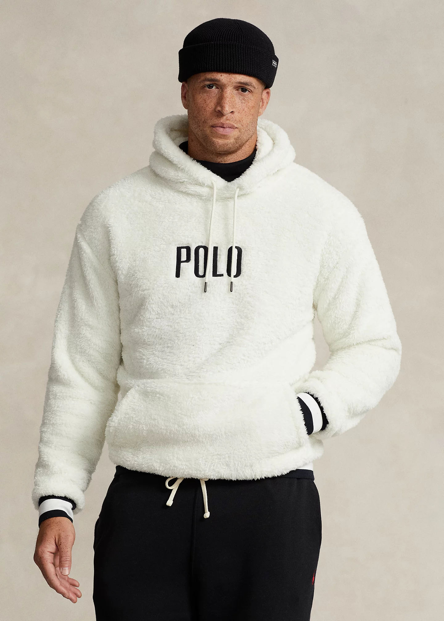 Logo Pile Fleece Hoodie