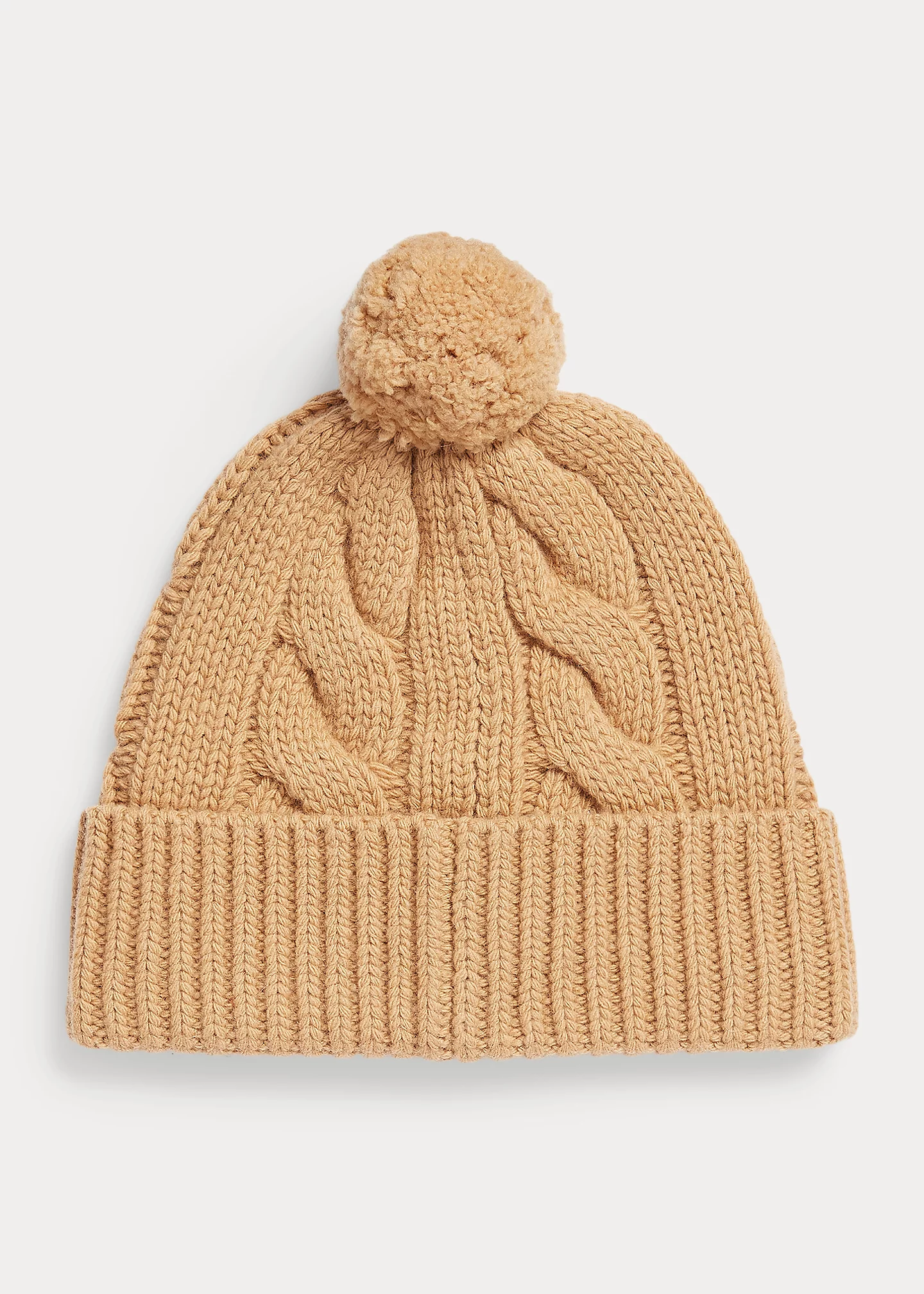 Polo Bear Wool-Blend Pom-Pom Beanie