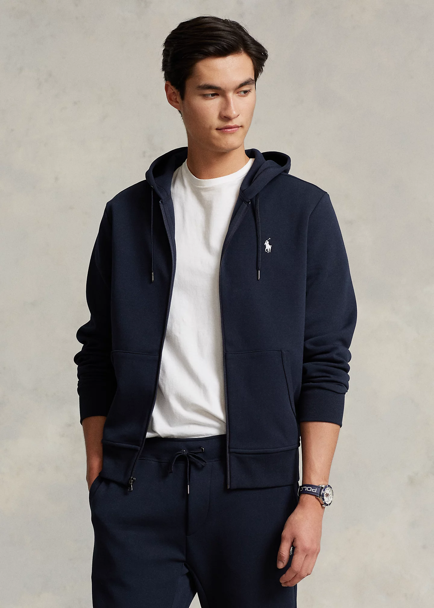Double-Knit Full-Zip Hoodie