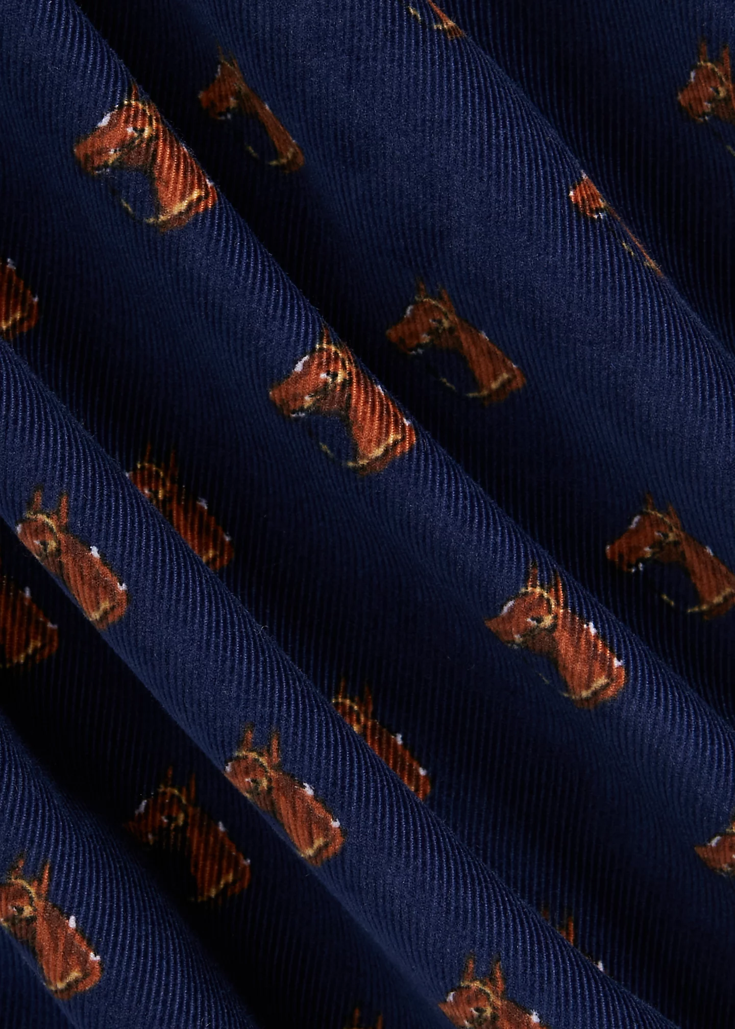 Classic Fit Equestrian Corduroy Shirt