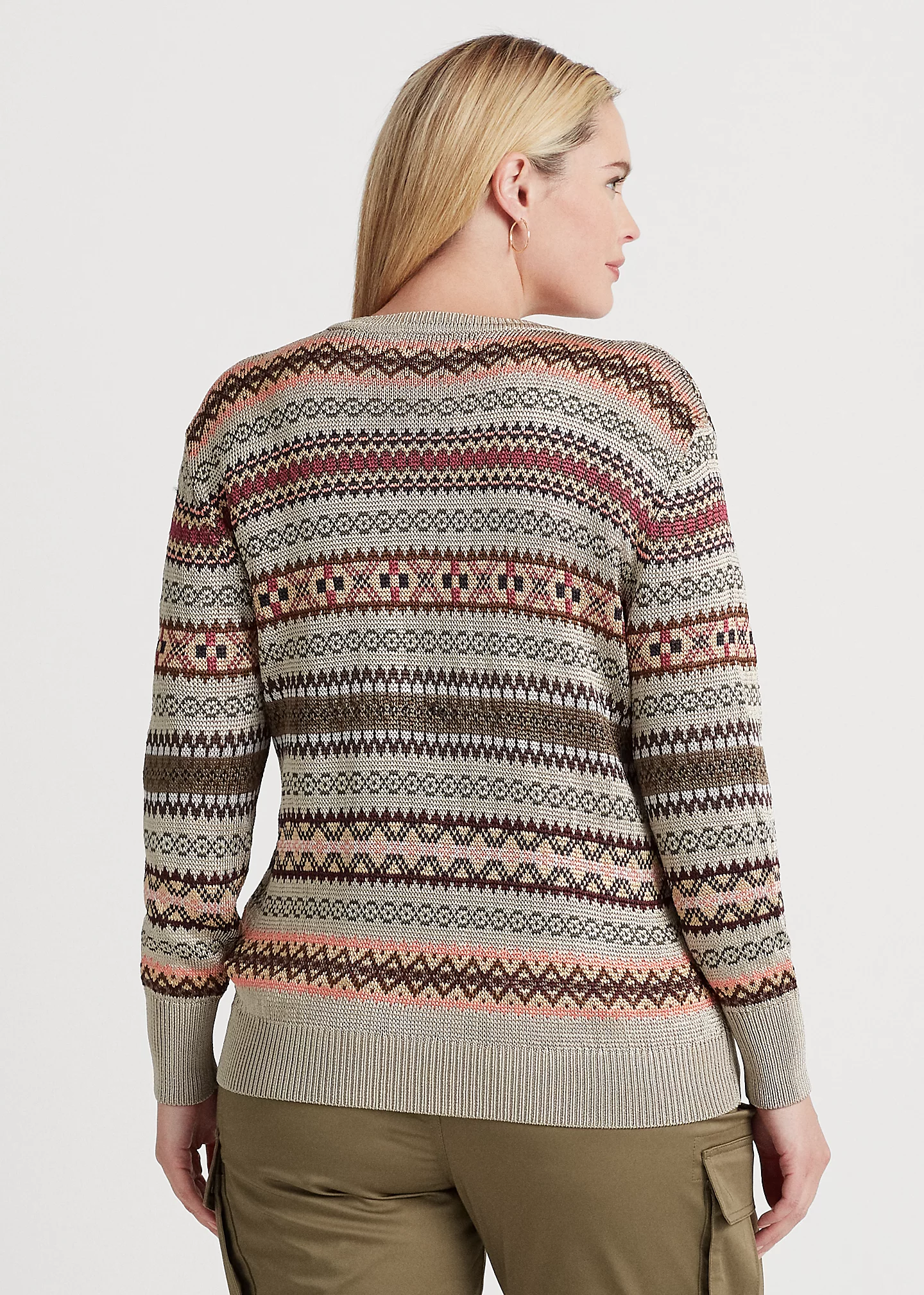 Fair Isle V-Neck Sweater