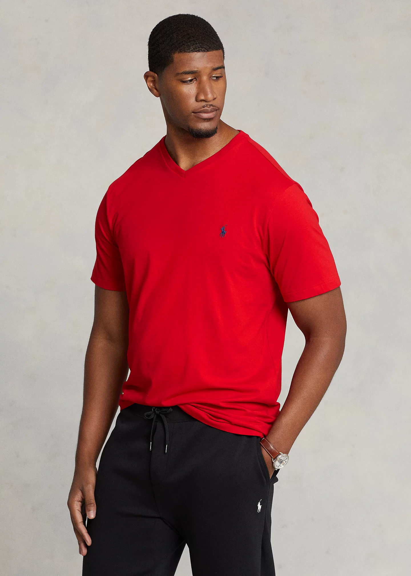 Jersey V-Neck T-Shirt