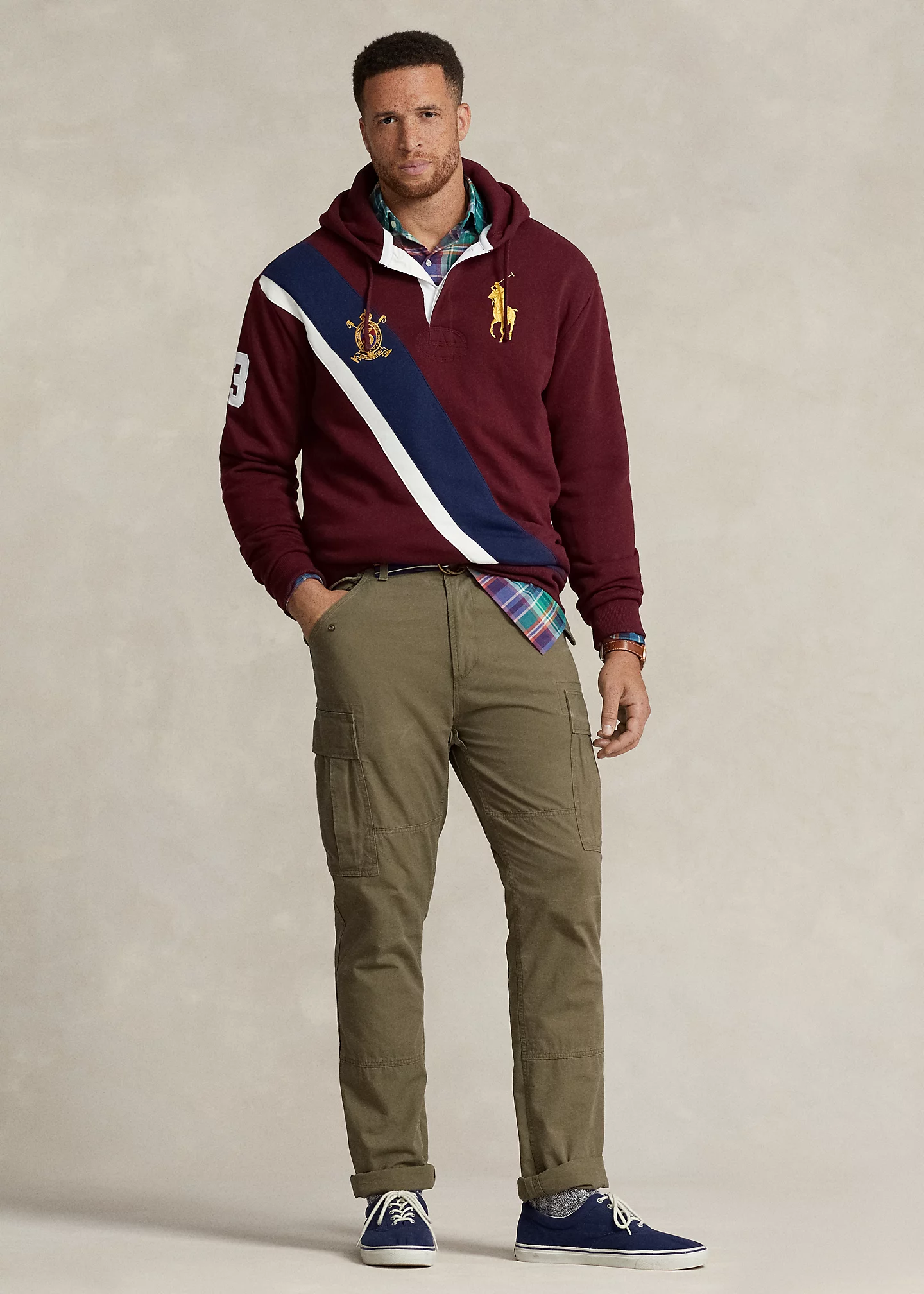 Big Pony Fleece Rugby Hoodie