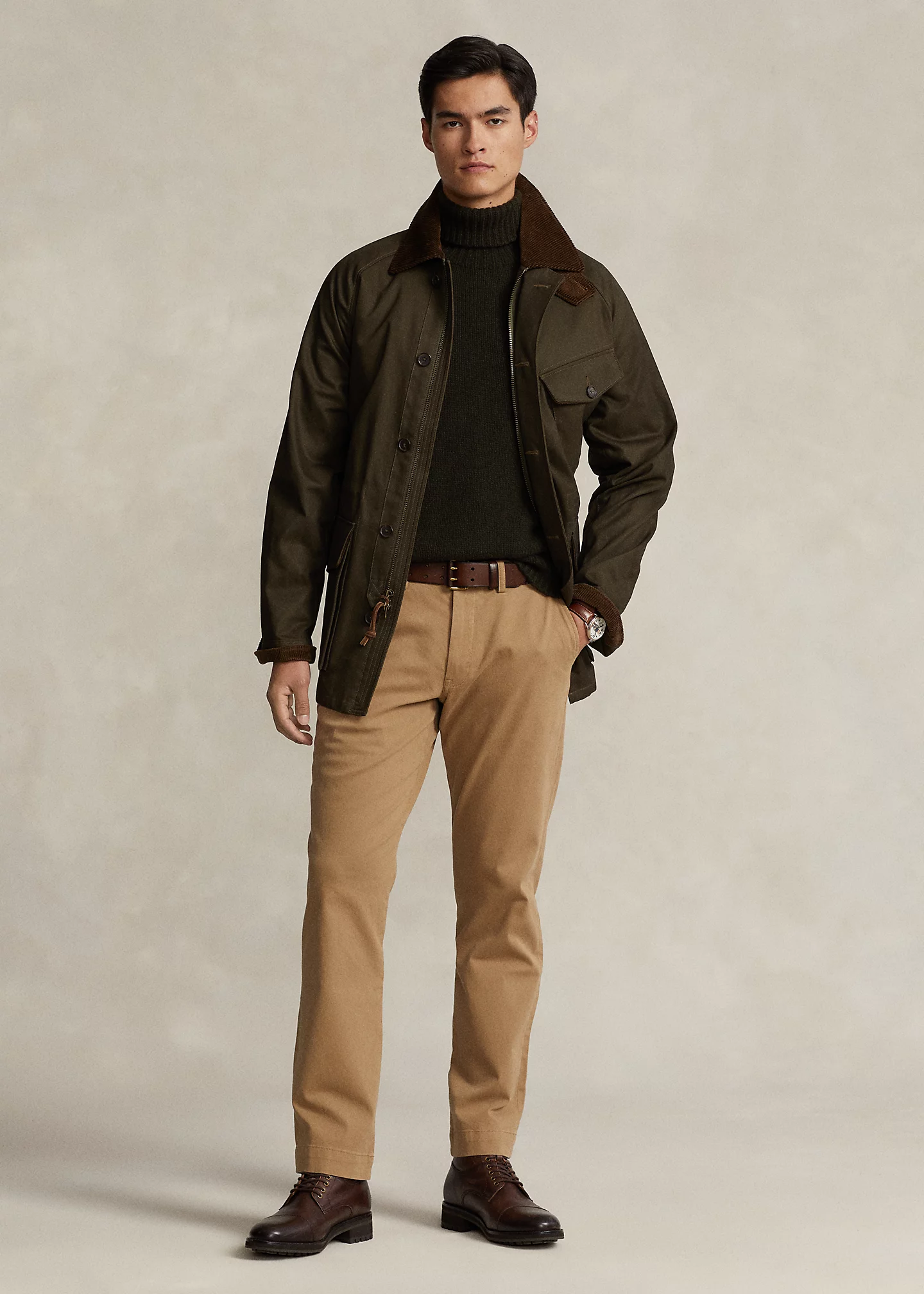 Stretch Straight Fit Chino Pant