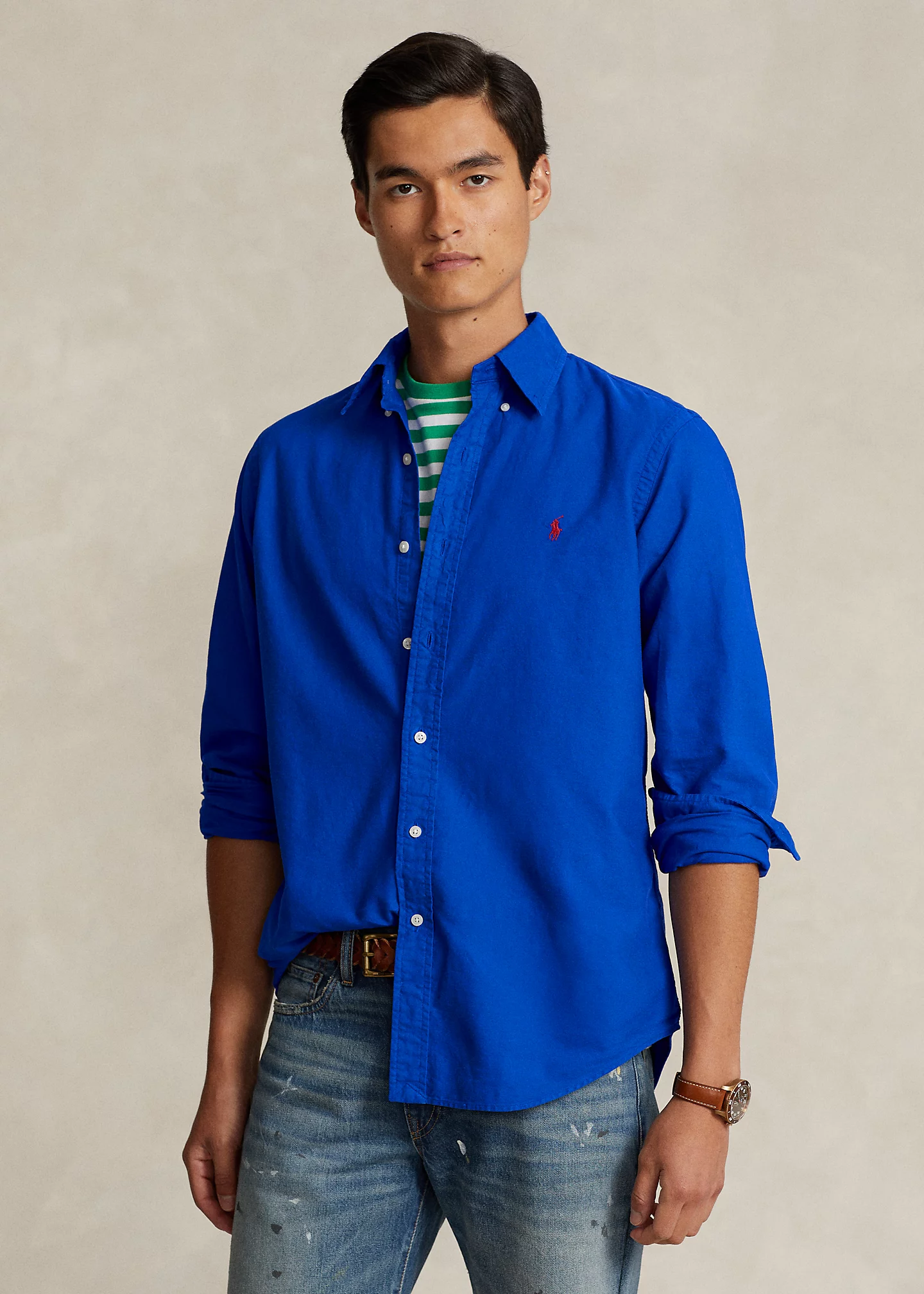 Garment-Dyed Oxford Shirt - All Fits