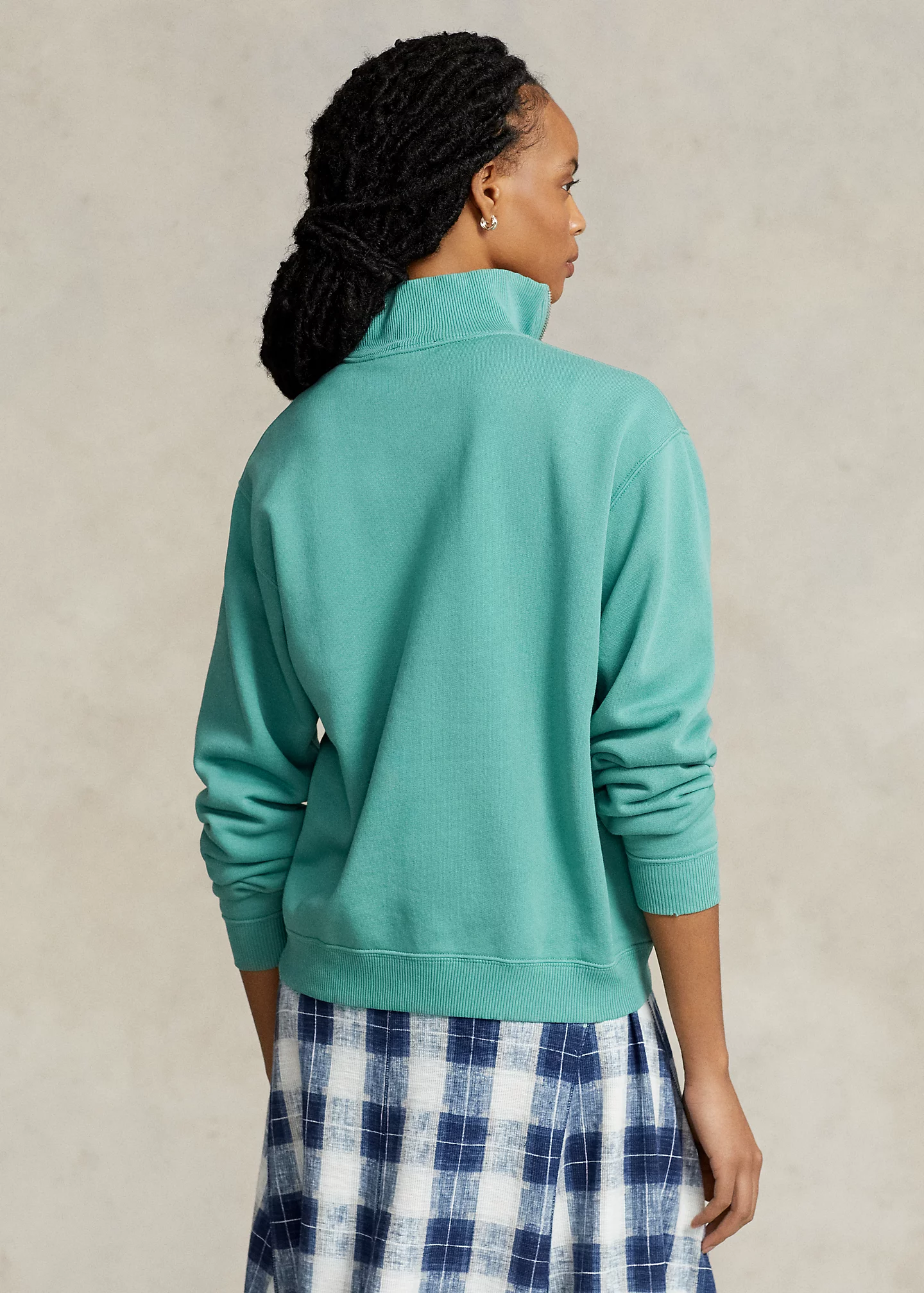 Coastal Logo Fleece Quarter-Zip Pullover