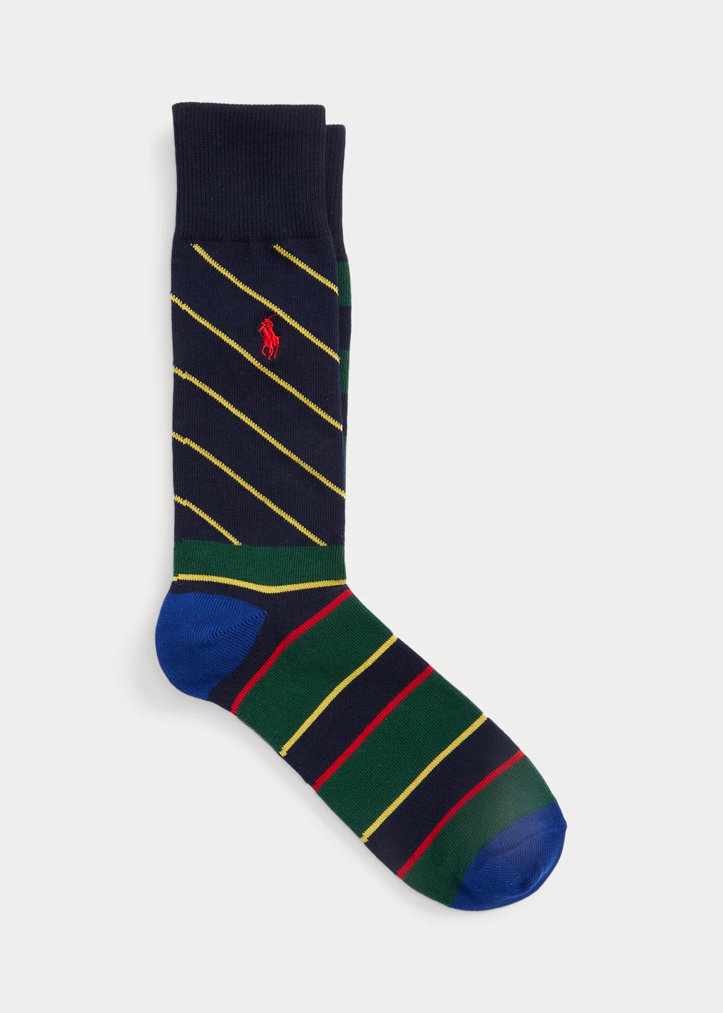 Mismatched Striped Trouser Socks