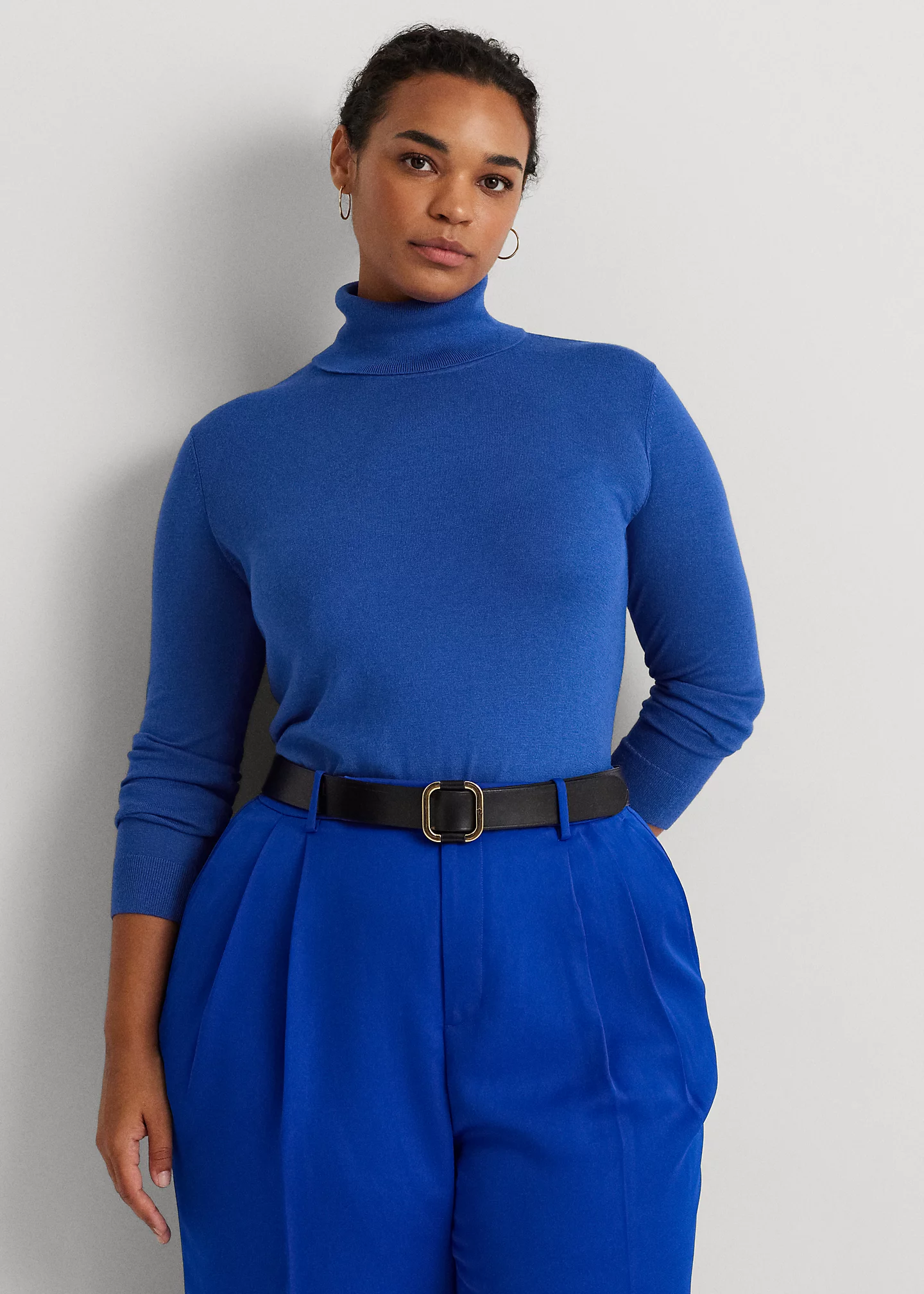 Silk-Blend Turtleneck