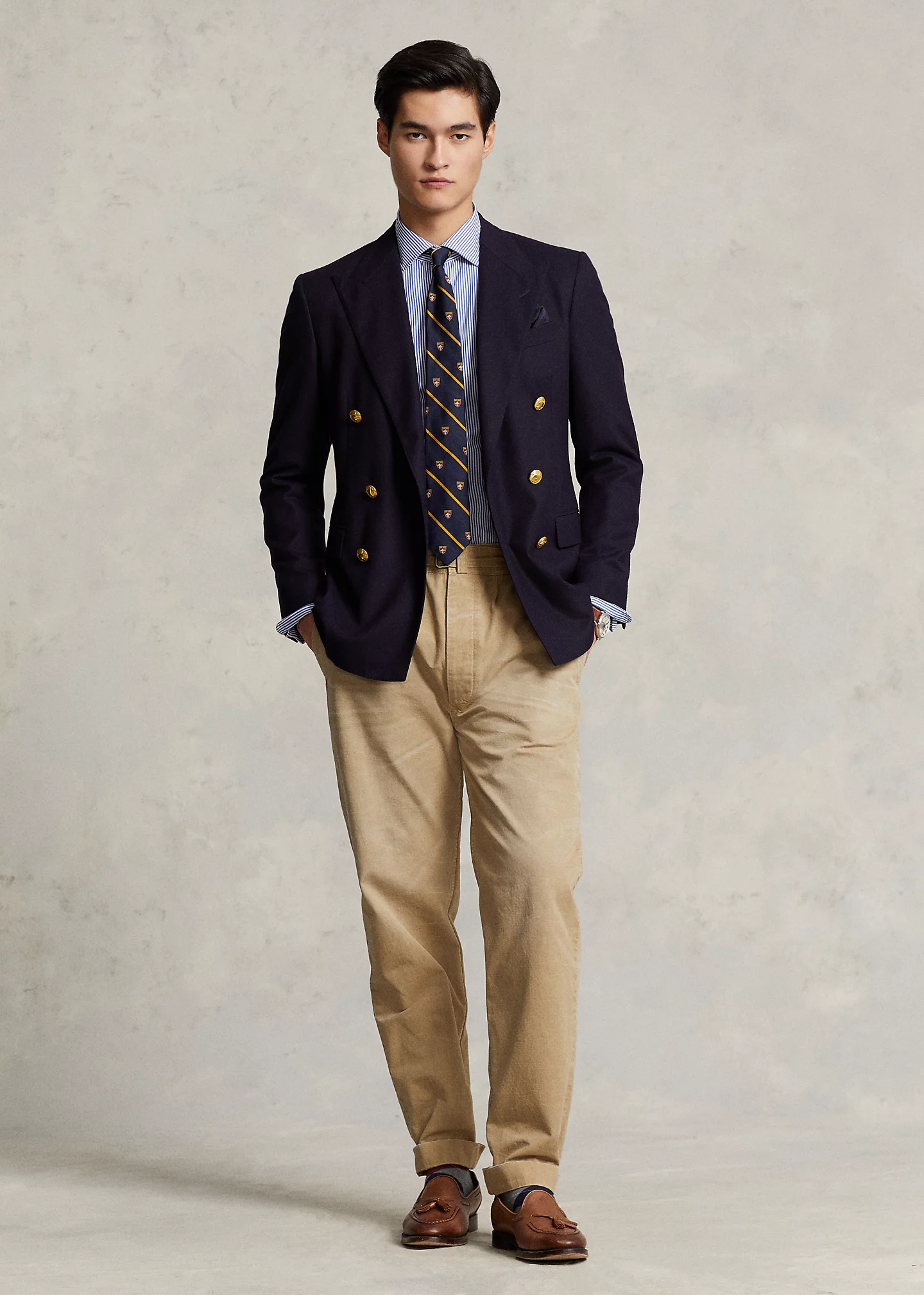 Regent Slim Fit Striped Poplin Shirt