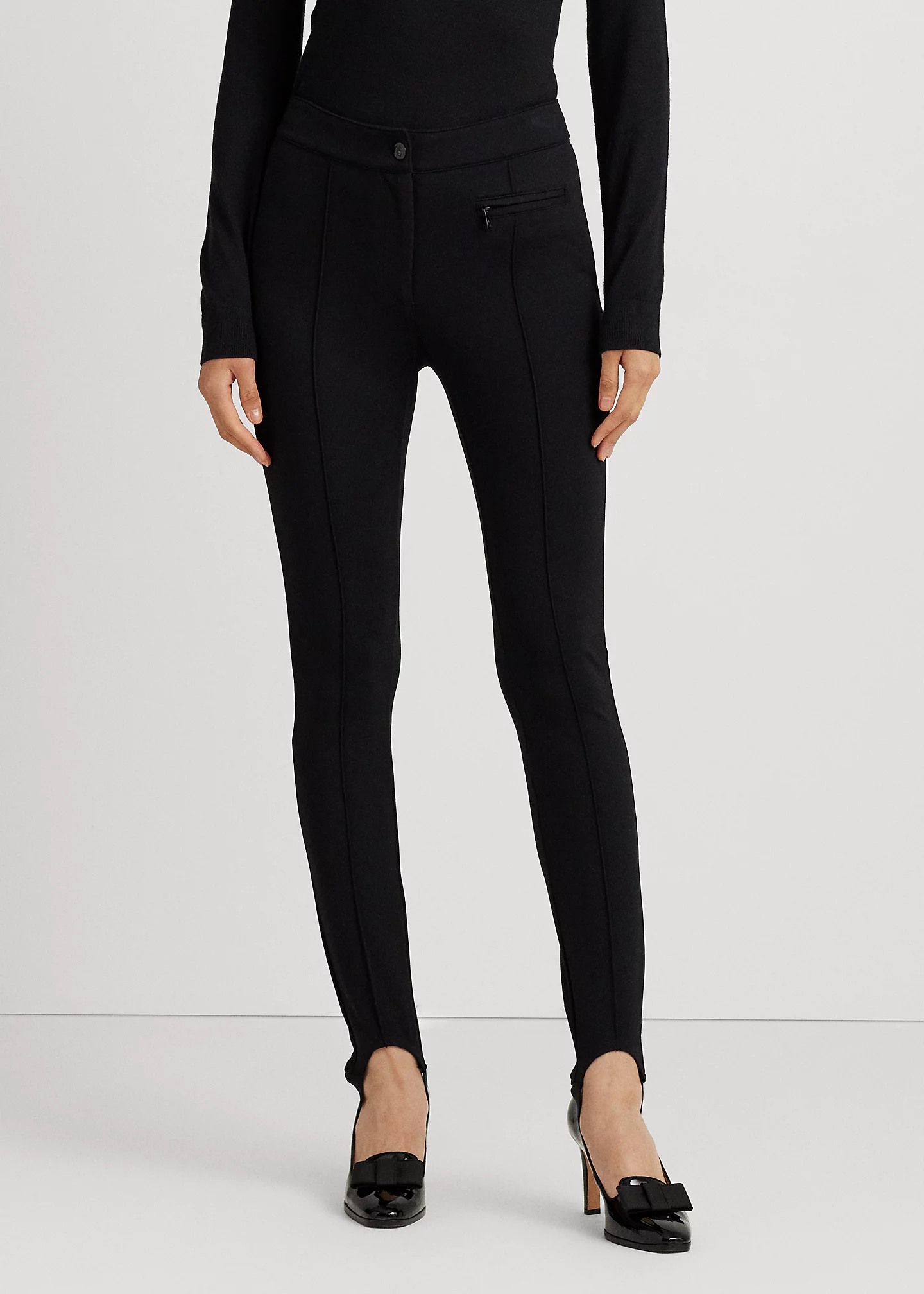 Pintucked Ponte Stirrup Legging