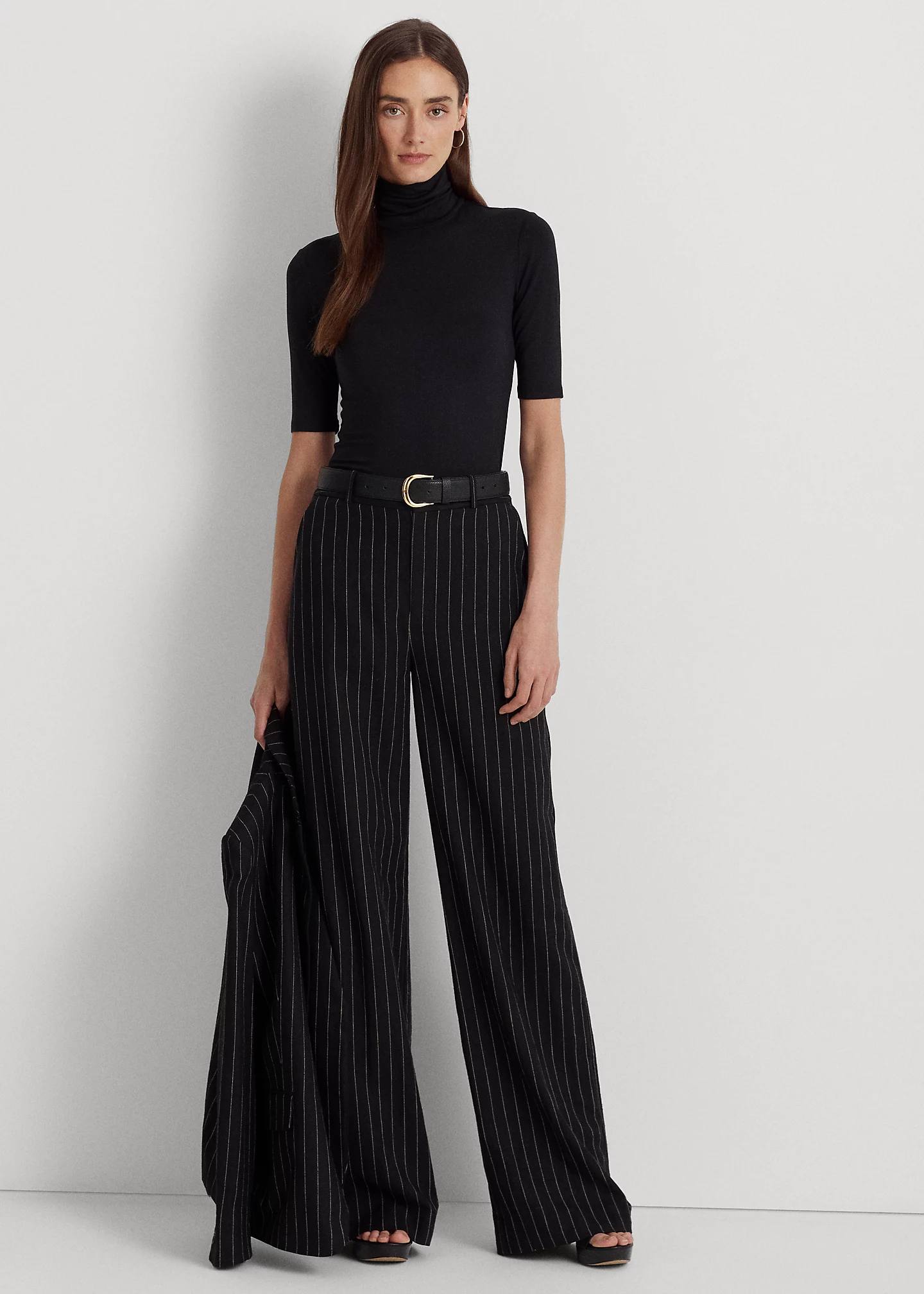 Jersey Turtleneck Top