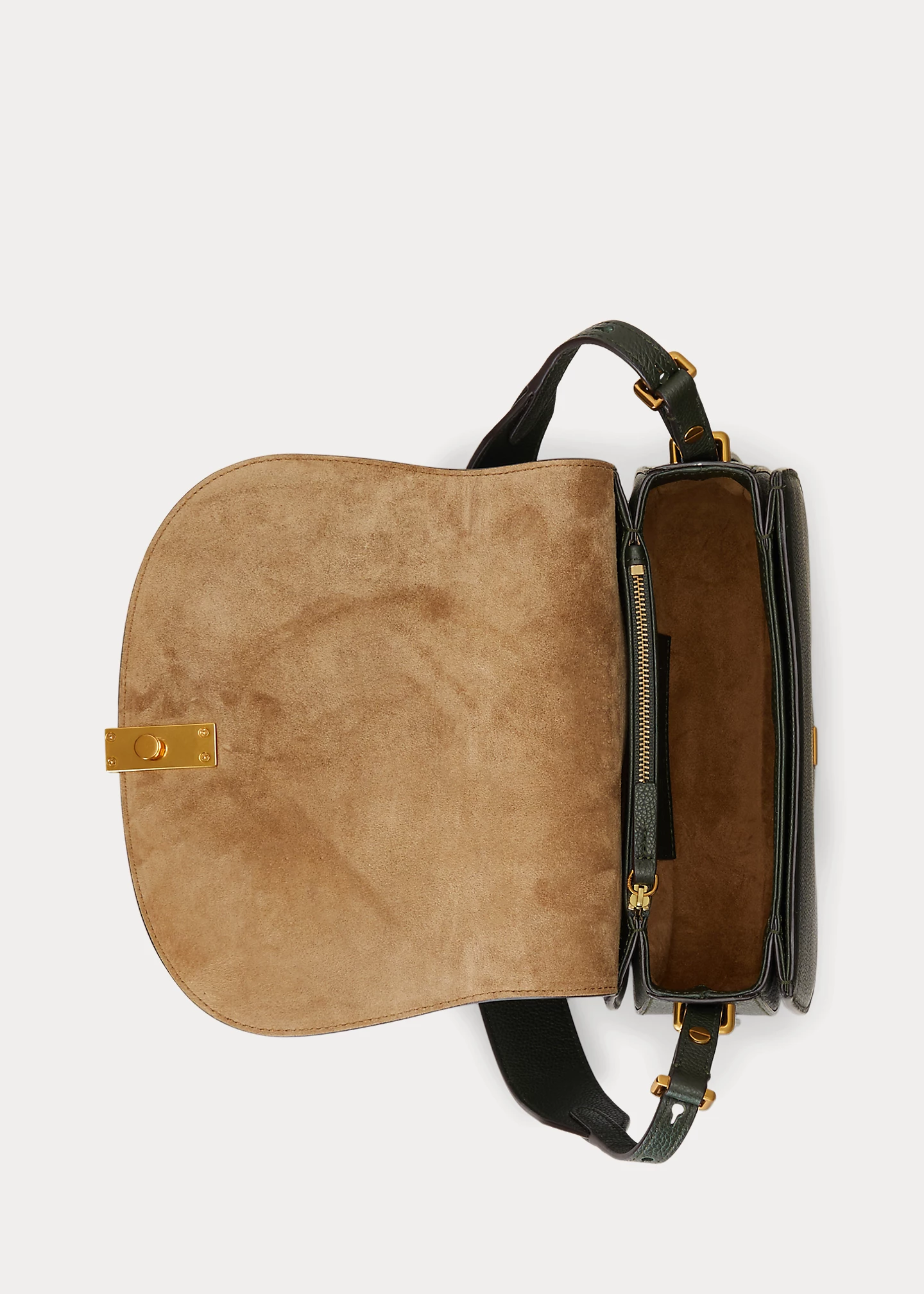 Polo ID Leather Saddle Bag