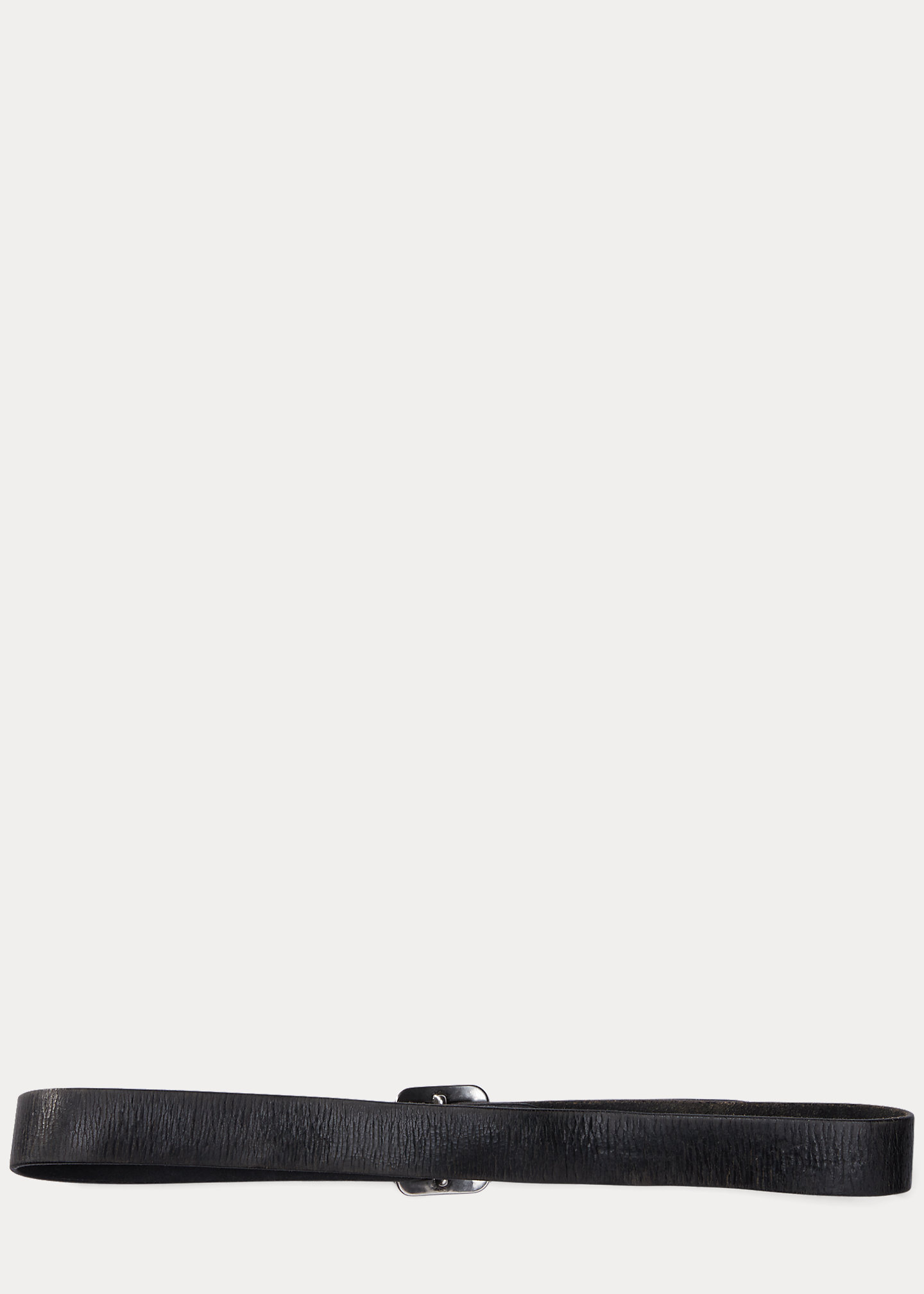 Hand-Burnished Leather Belt