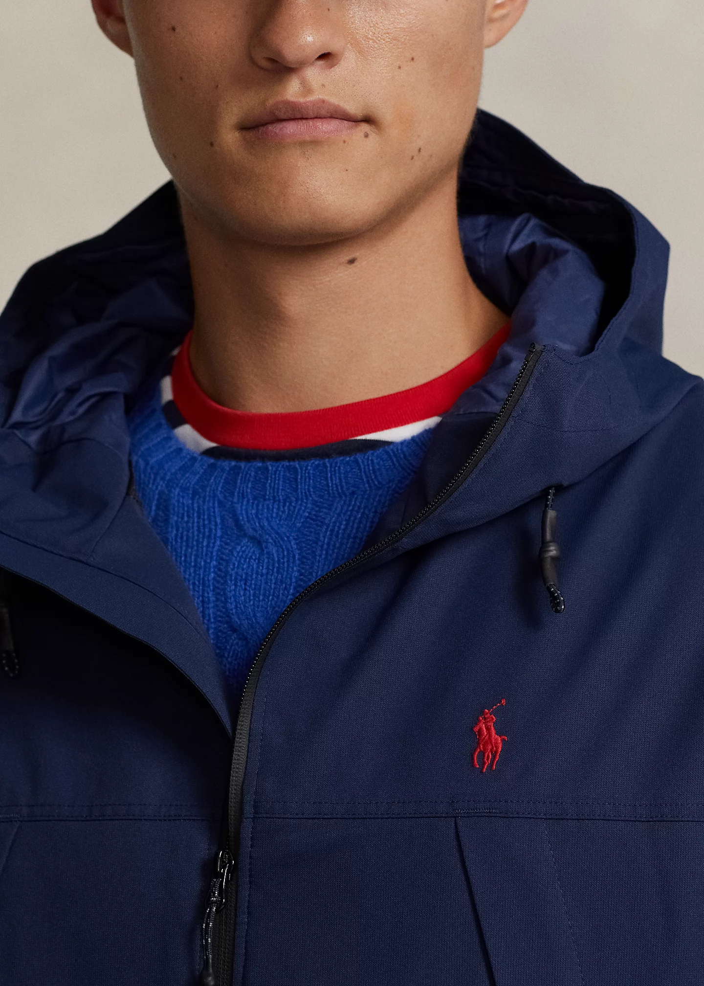 Water-Resistant Hooded Jacket