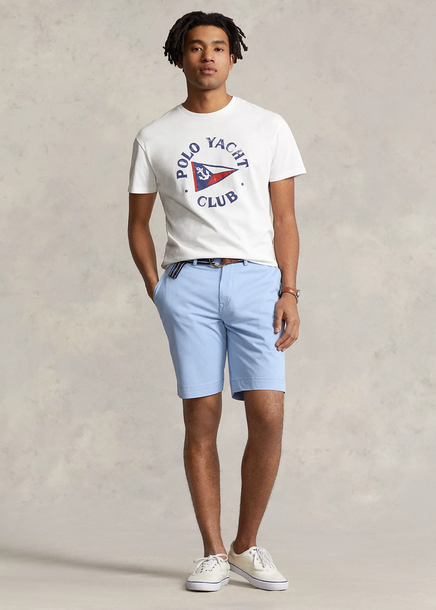 9-Inch Stretch Classic Fit Chino Short