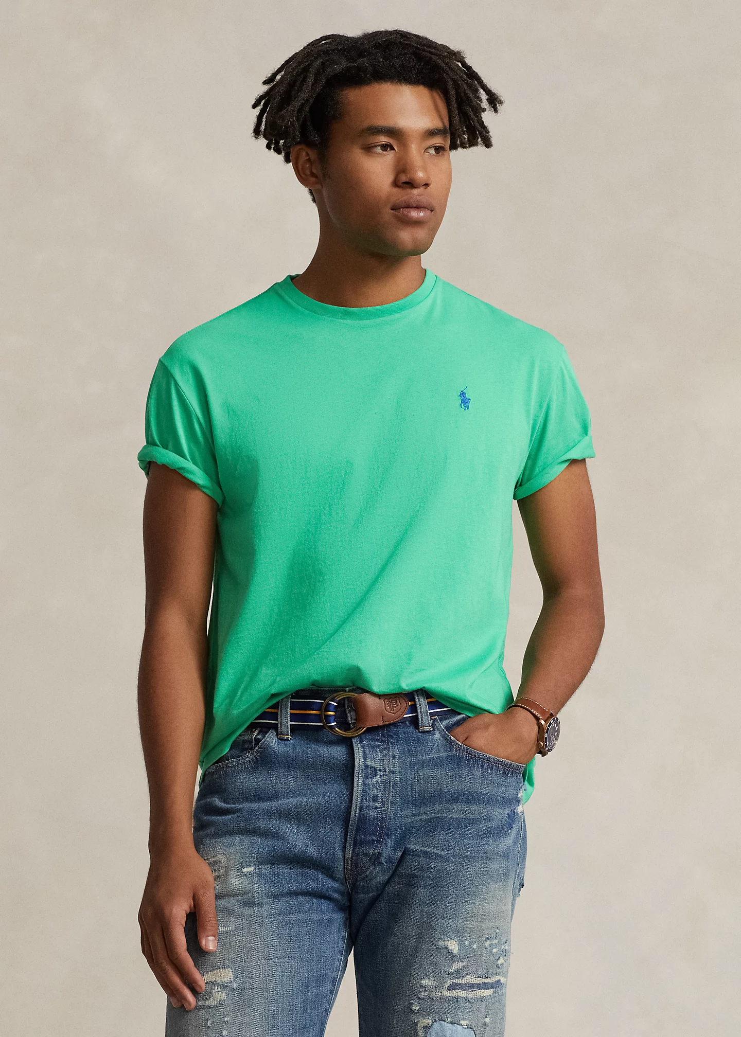 Jersey Crewneck T-Shirt - All Fits