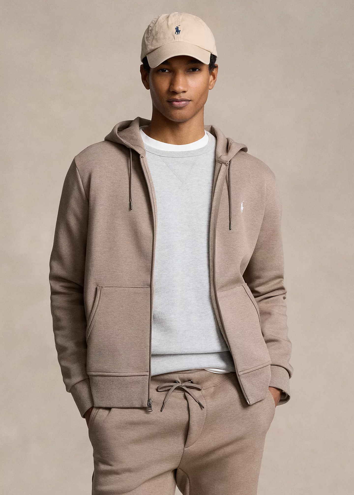 Double-Knit Full-Zip Hoodie